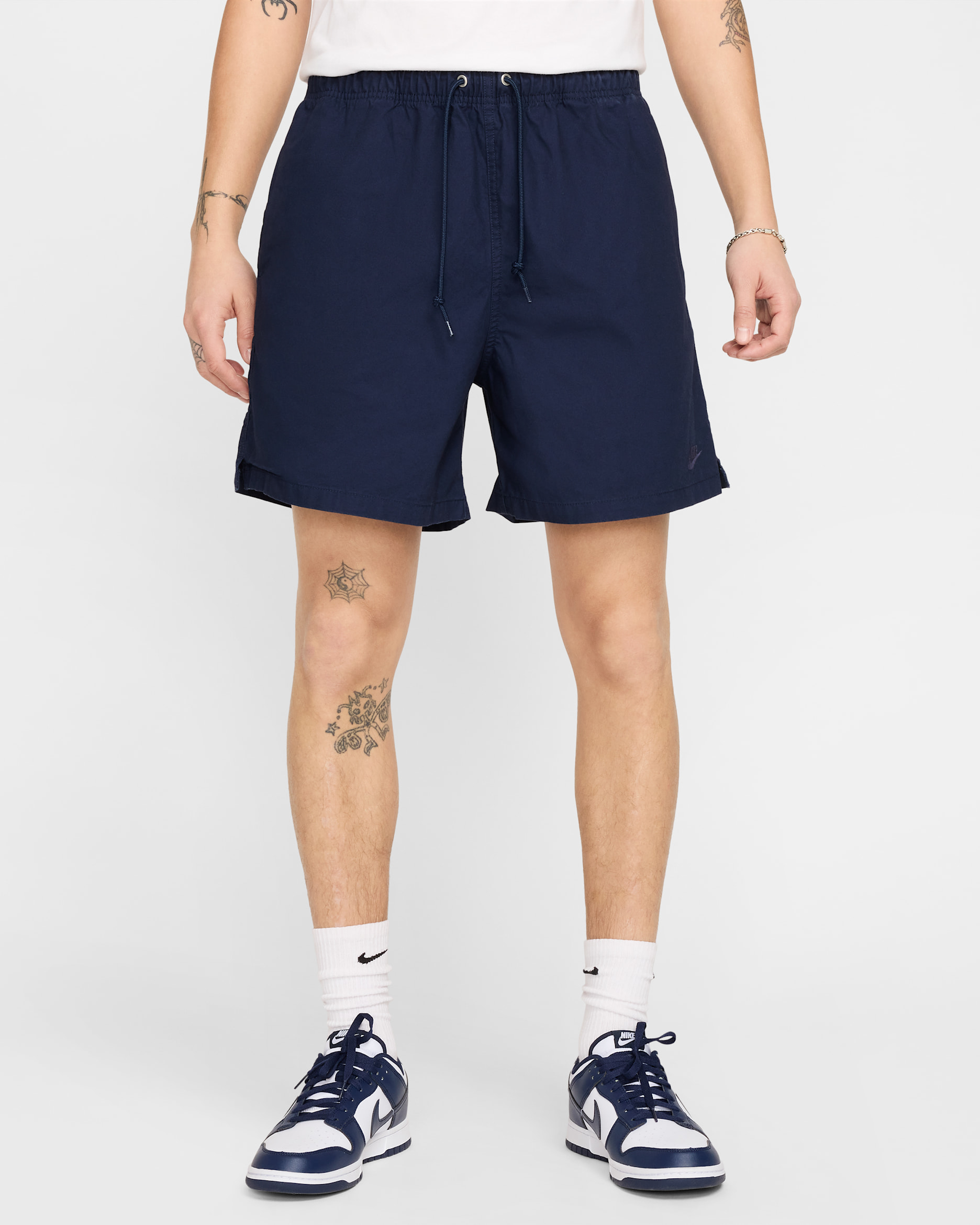 Nike Club Pantalons curts Flow - Home - Obsidian/Obsidian