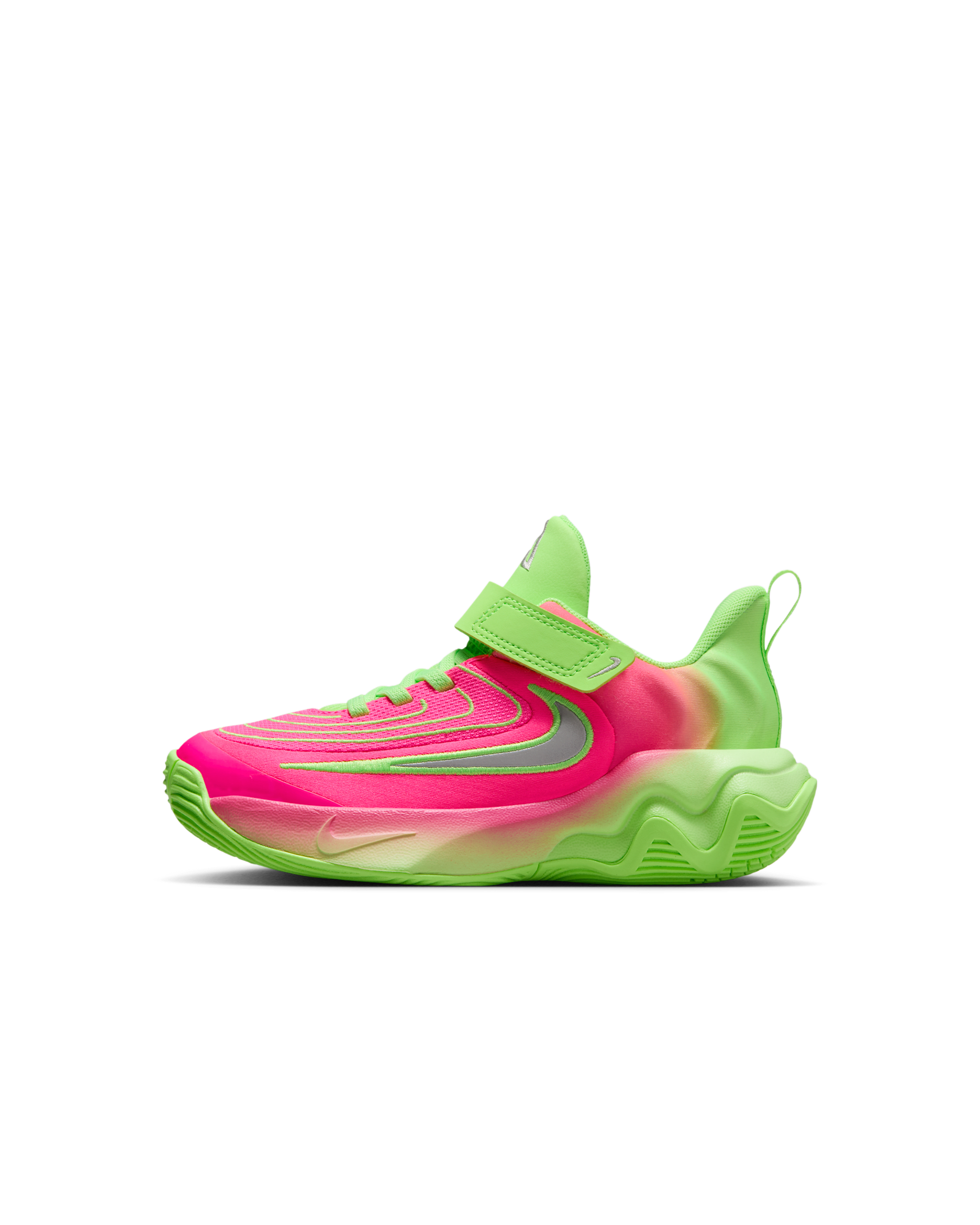 Giannis Immortality 4 Little Kids' Shoes - Lime Blast/Hyper Pink/Iron Grey
