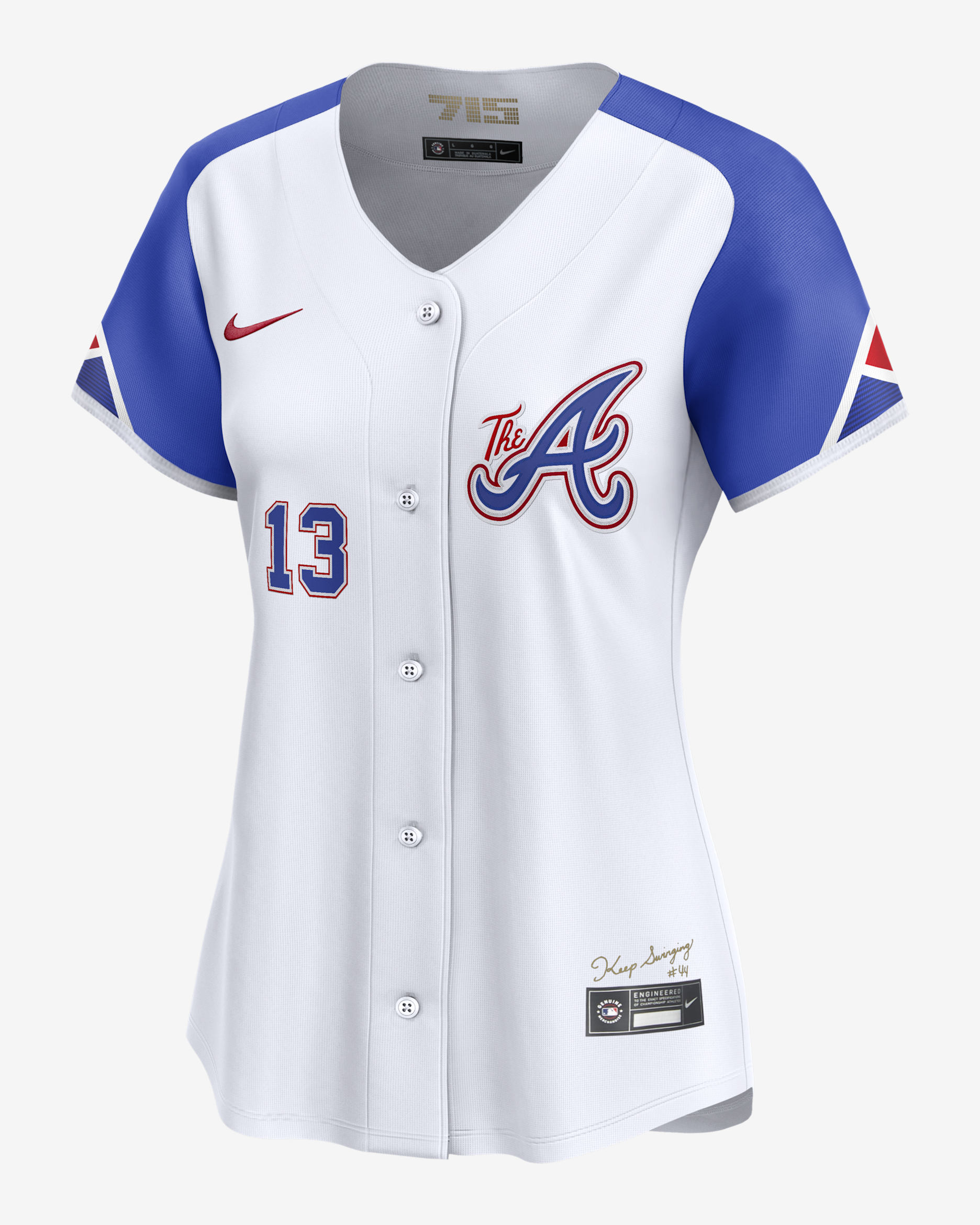 Ronald Acuña Jr. Atlanta Braves City Connect Women's Nike Dri-FIT ADV MLB Limited Jersey - White
