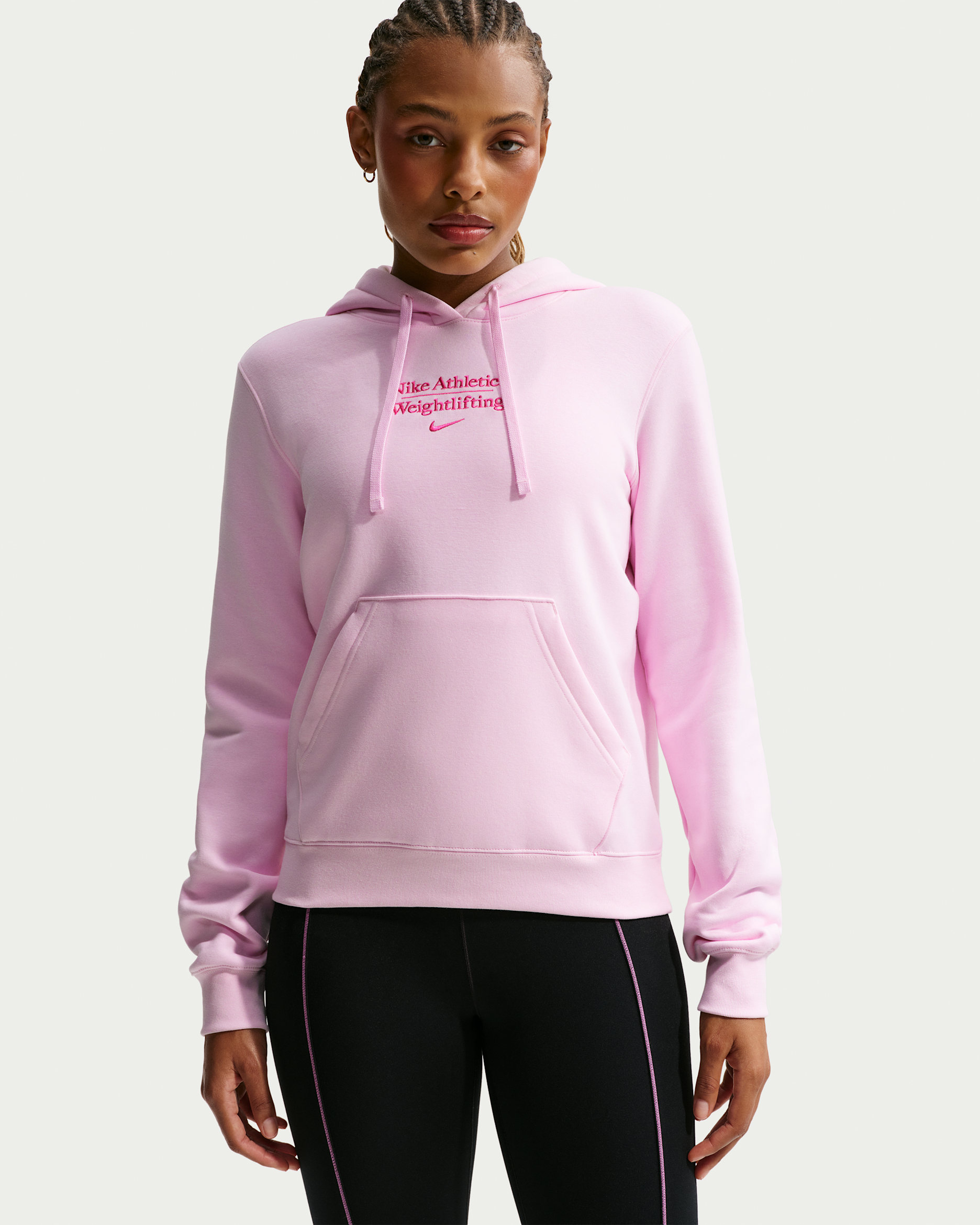 Nike Women's Weightlifting Pullover Hoodie - Pink Foam/Pink