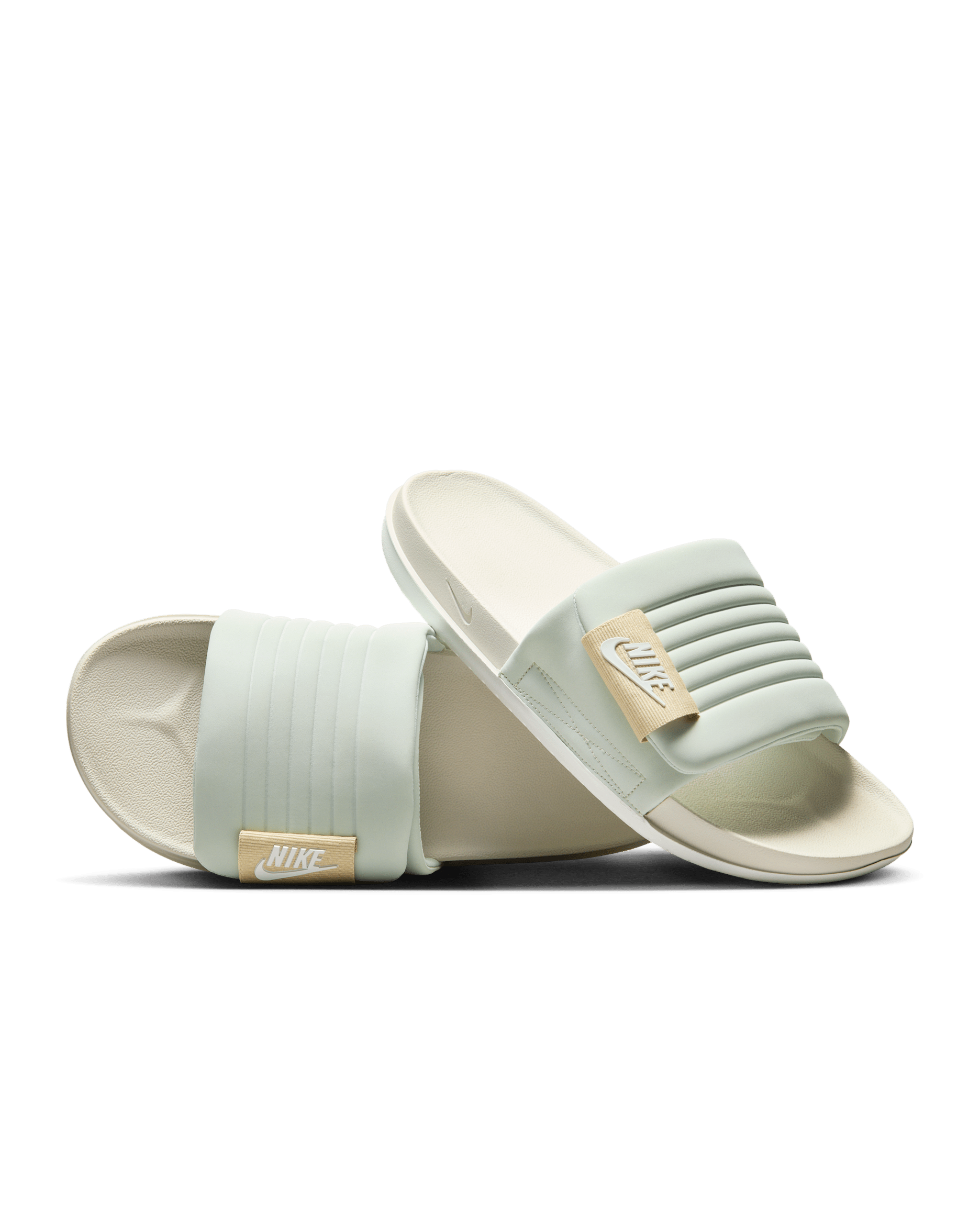 Nike Offcourt Adjust Men's Slides - Light Silver/Team Gold/Light Bone/Sail