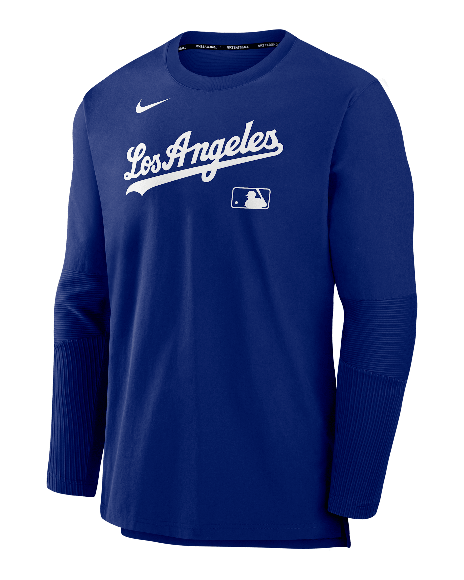 Sudadera sin cierre Nike Dri-FIT de la MLB para hombre Los Angeles Dodgers Authentic Collection Player - Royal