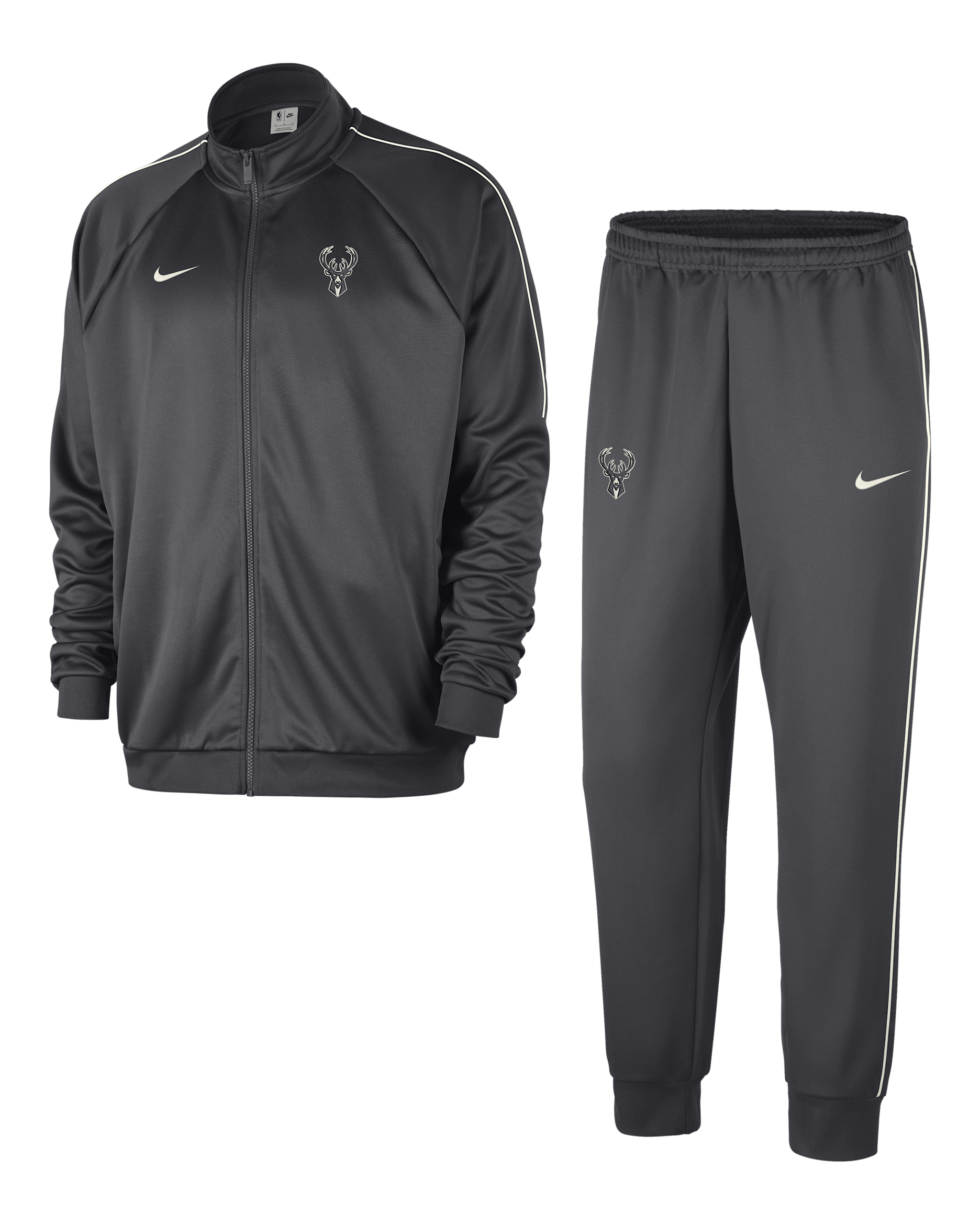 Milwaukee Bucks Club Courtside Xandall Nike NBA - Home - Anthracite/Sail