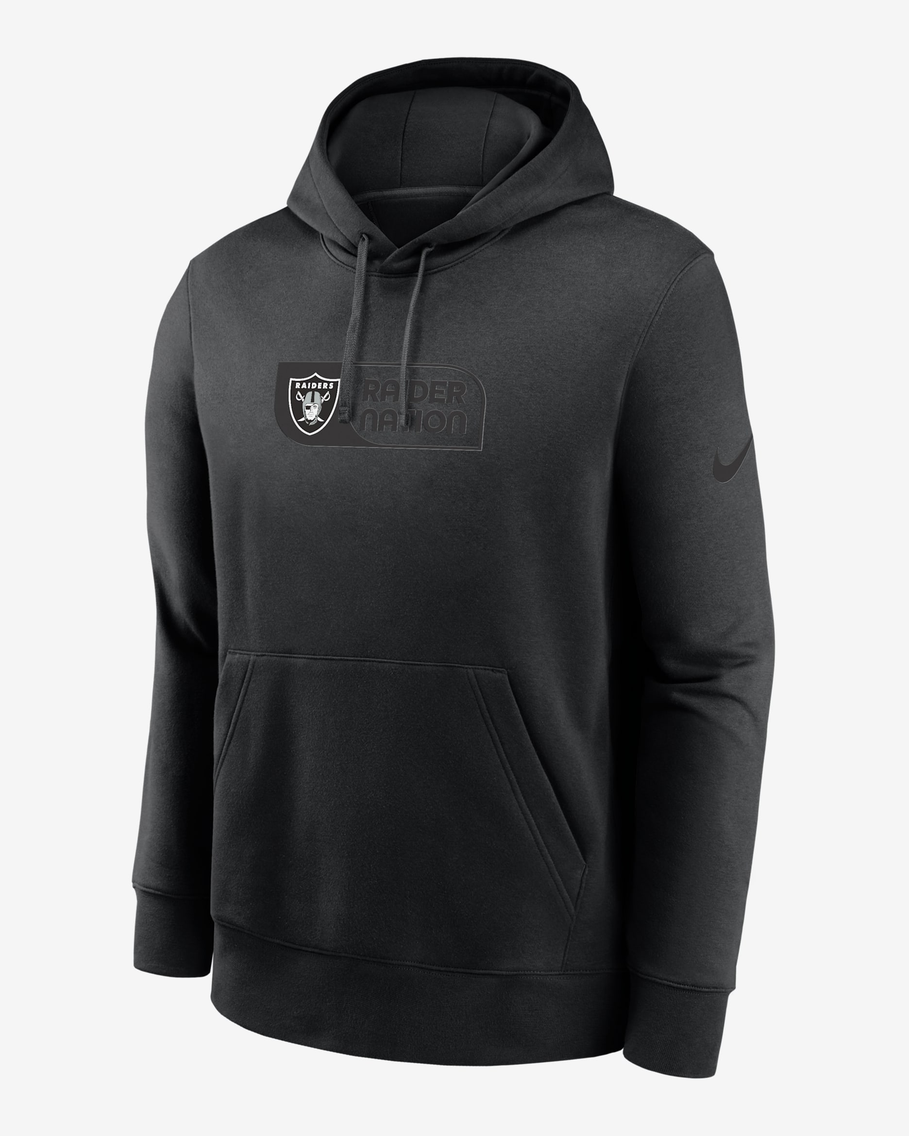 Las Vegas Raiders Edge Men's Nike NFL Pullover Hoodie - Black