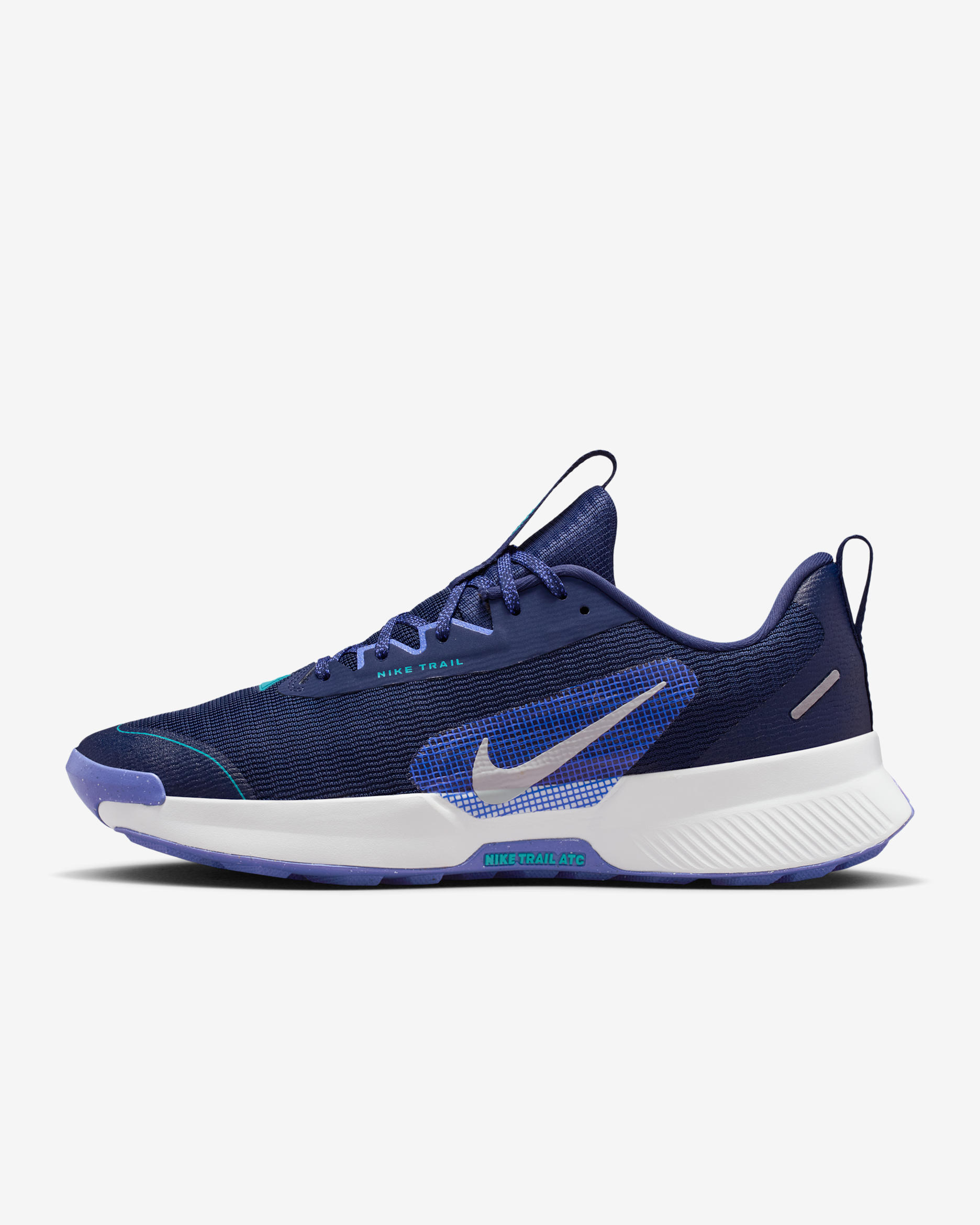 Nike Juniper Trail 3 Men's Trail-Running Shoes - Midnight Navy/Sapphire/Vivid Purple/Midnight Navy