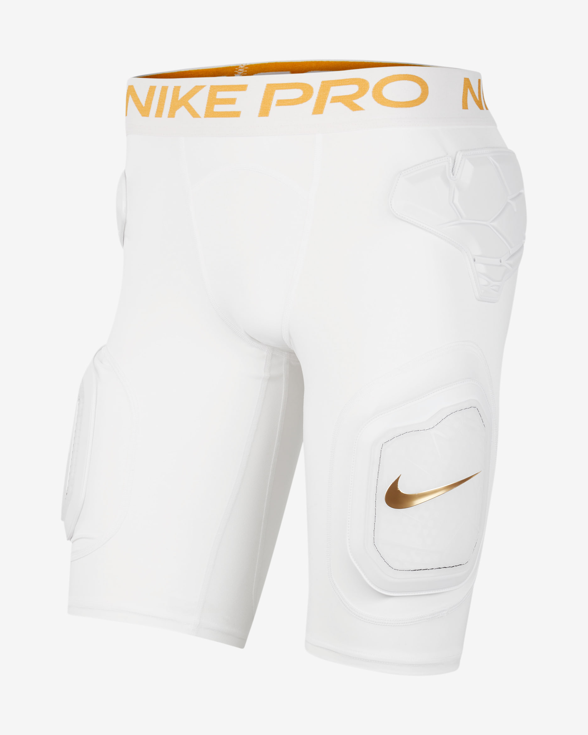 Nike Pro HyperStrong Men's Shorts - White/Gold