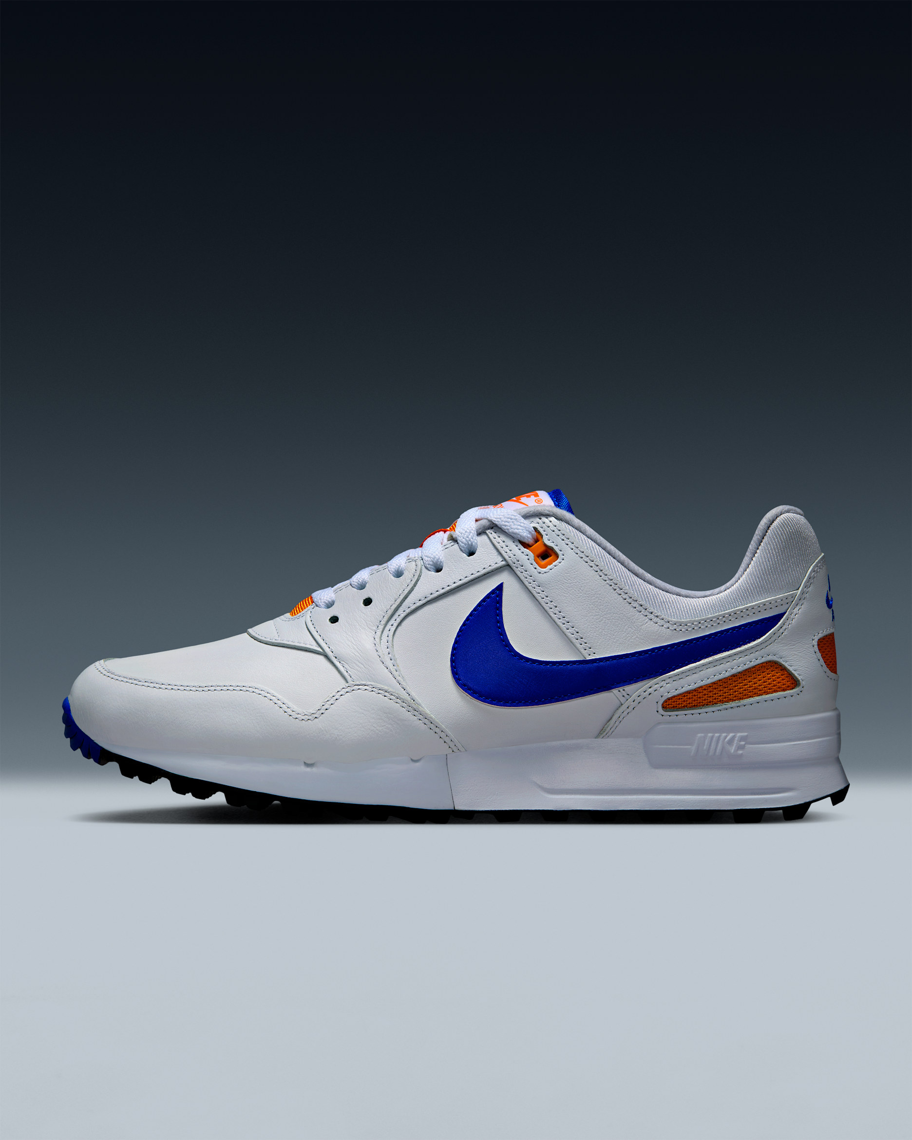Nike Air Pegasus '89 G Golf Shoes - White/Orange Peel/Black/Racer Blue