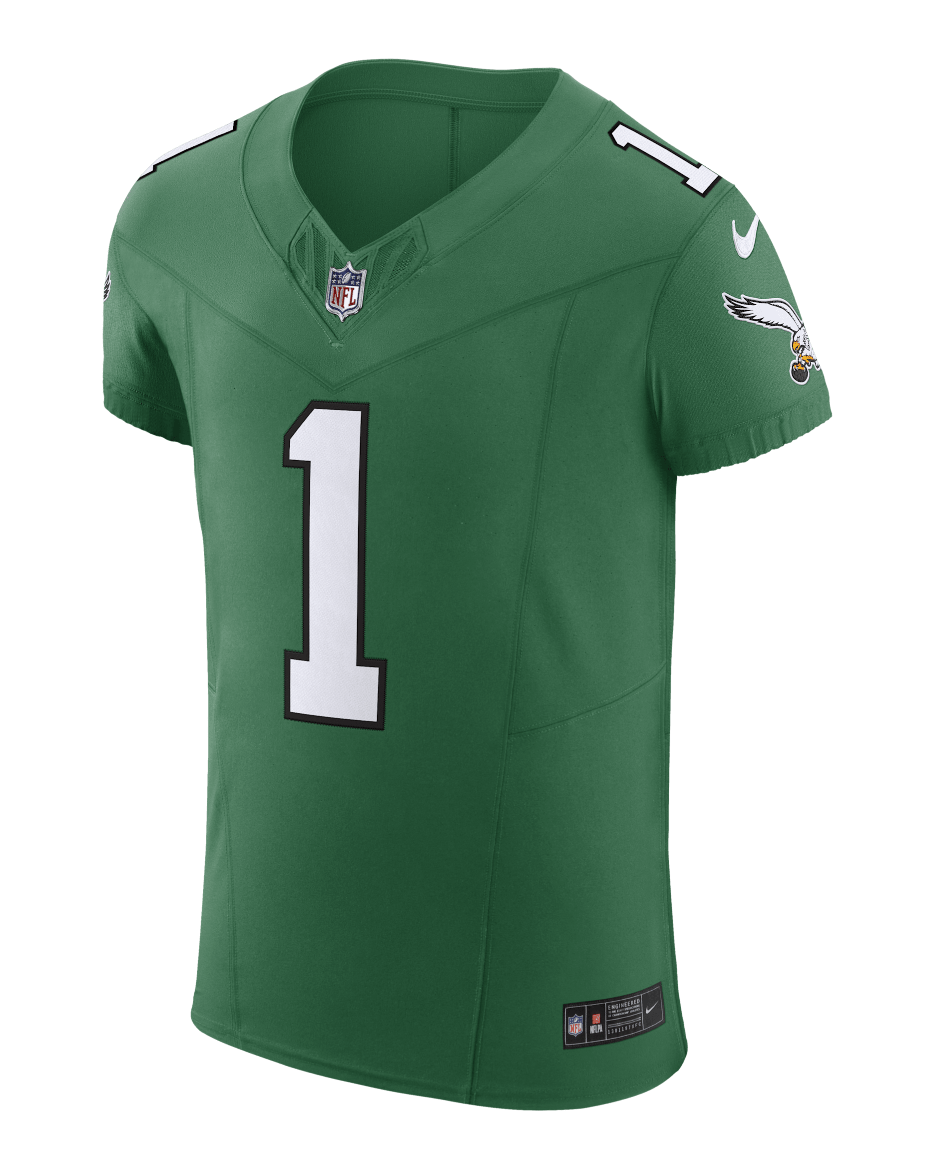 Jalen Hurts Philadelphia Eagles Men's Nike Dri-FIT NFL Elite Football Jersey - Kelly Green