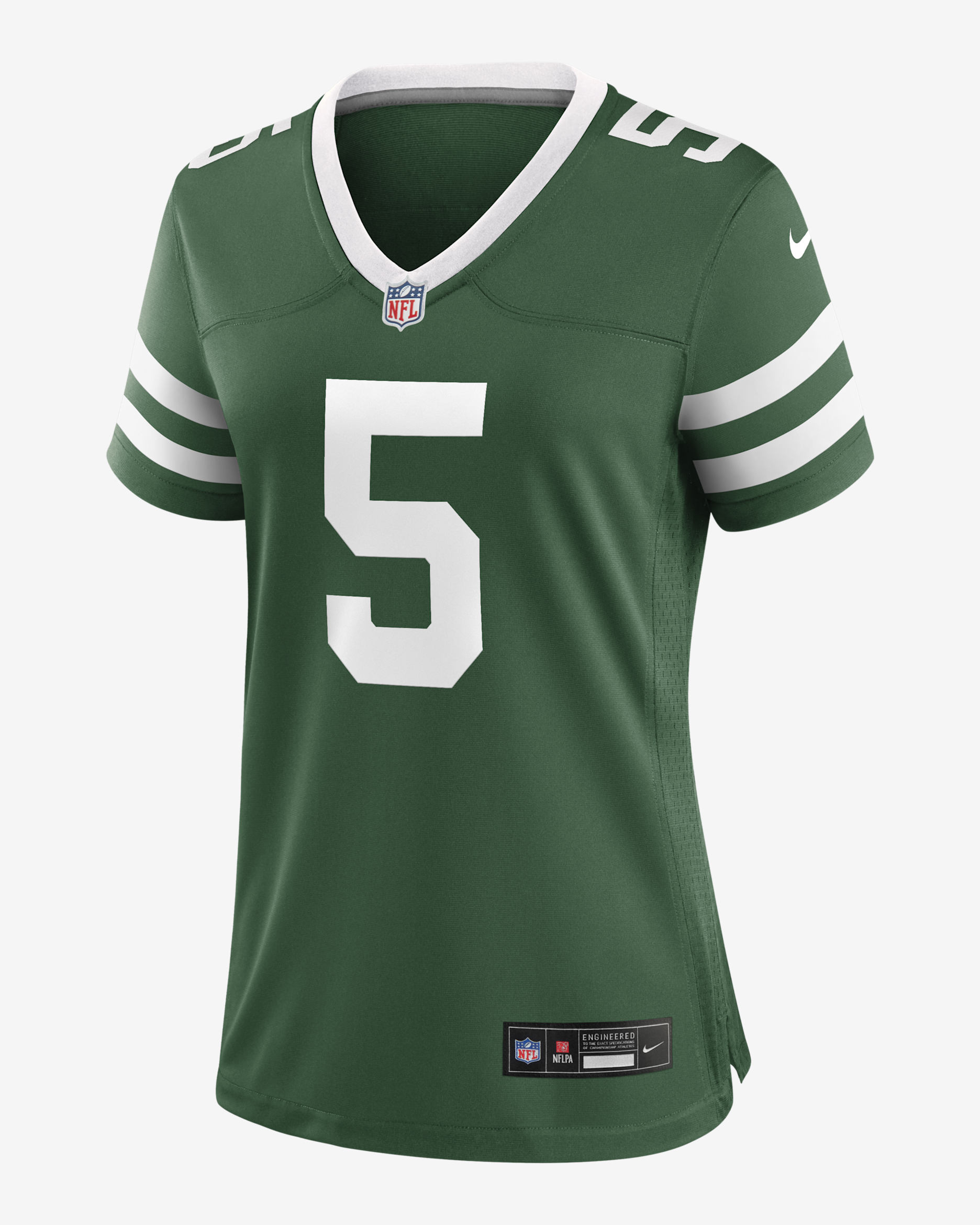 Garrett Wilson New York Jets Women's Nike NFL Game Football Jersey - Green
