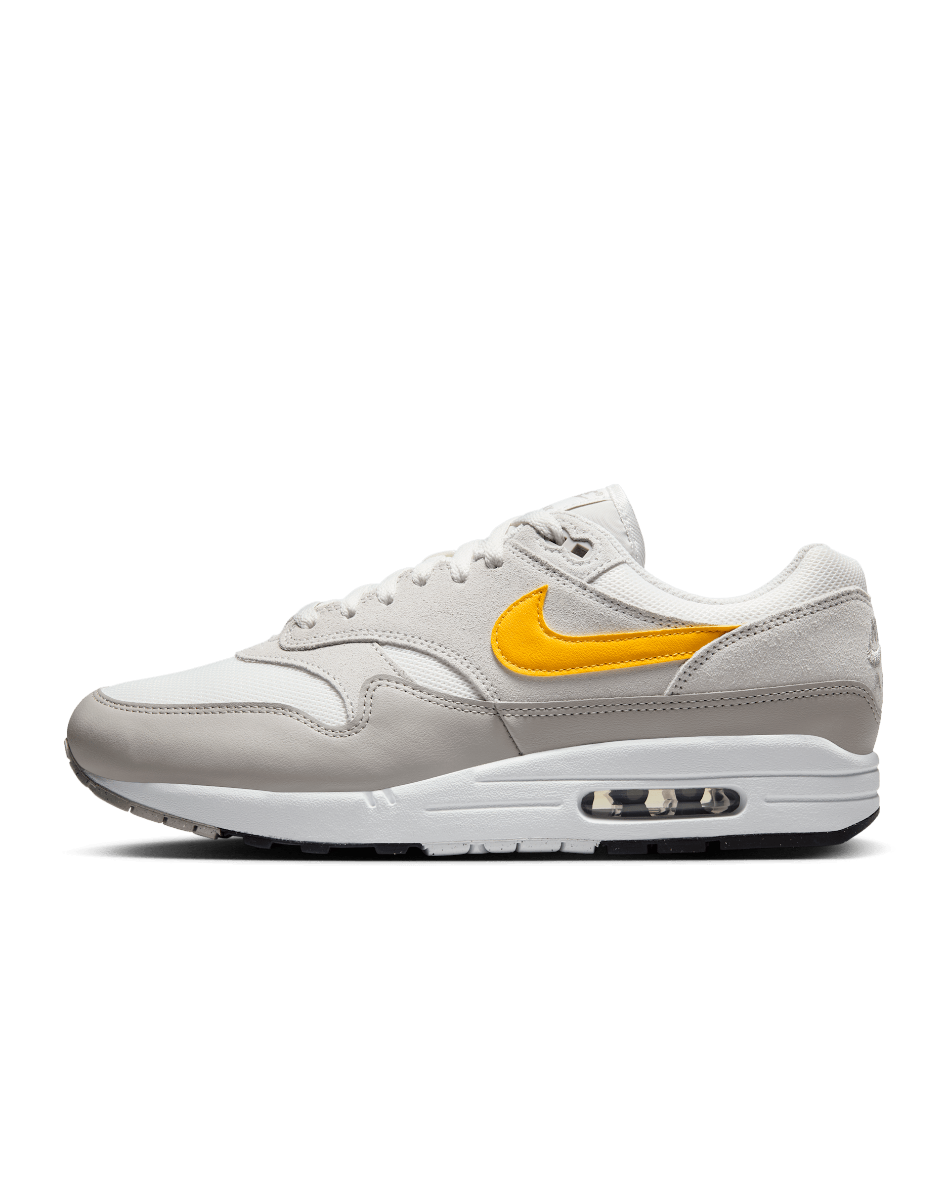 Nike Air Max 1 Essential Men's Shoes - Summit White/Vast Grey/College Grey/University Gold
