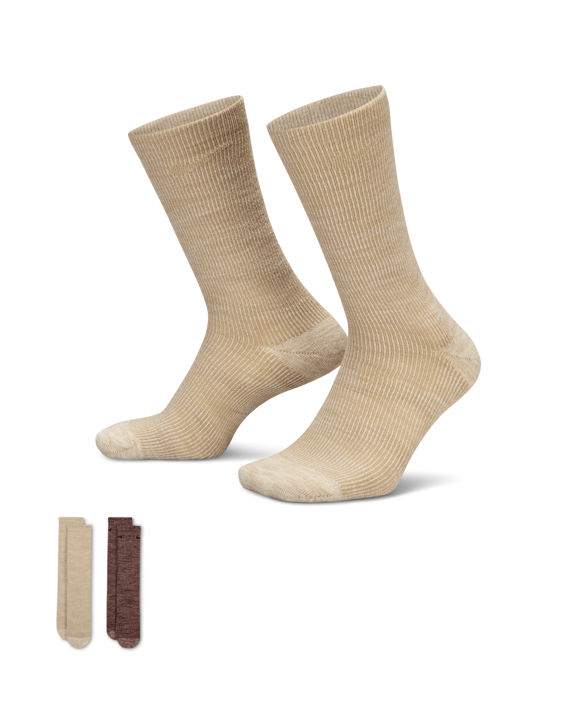 Nike Everyday Cushioned Crew Socks (2 Pairs) - Multi-Color