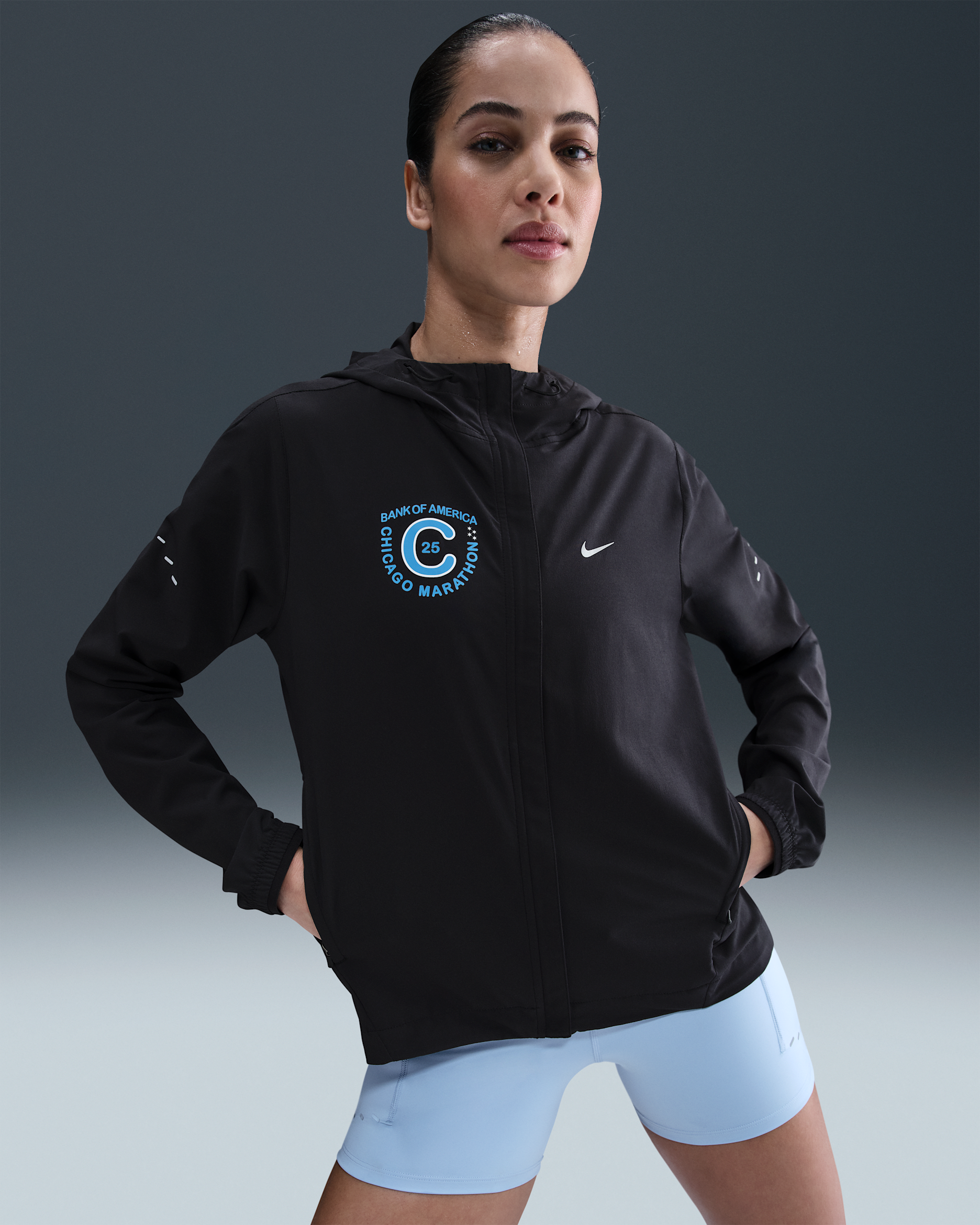 Nike Swift Women's UV Repel Running Jacket - Black