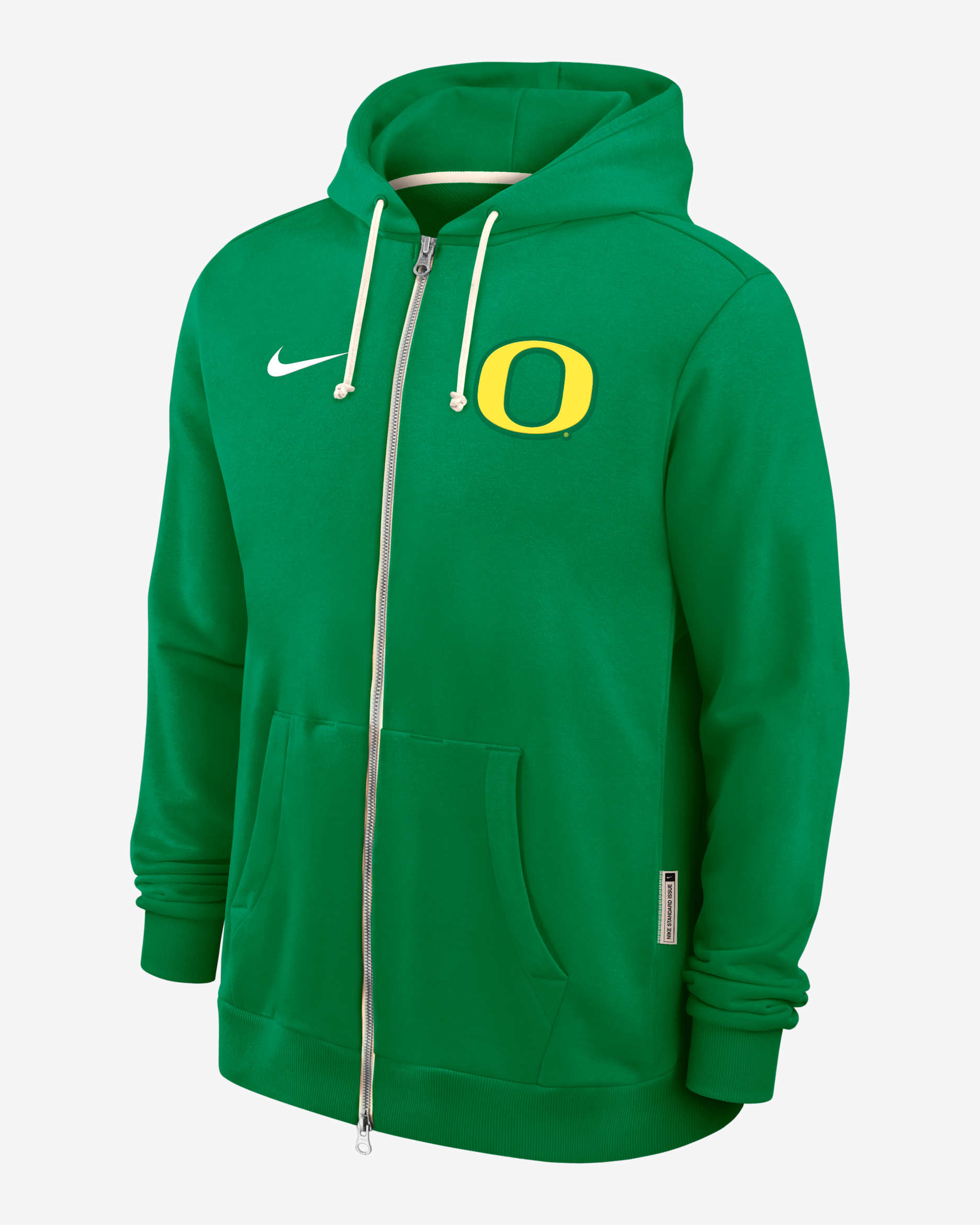 Oregon Sideline Men's Nike Dri-FIT College Full-Zip Hoodie - Apple Green