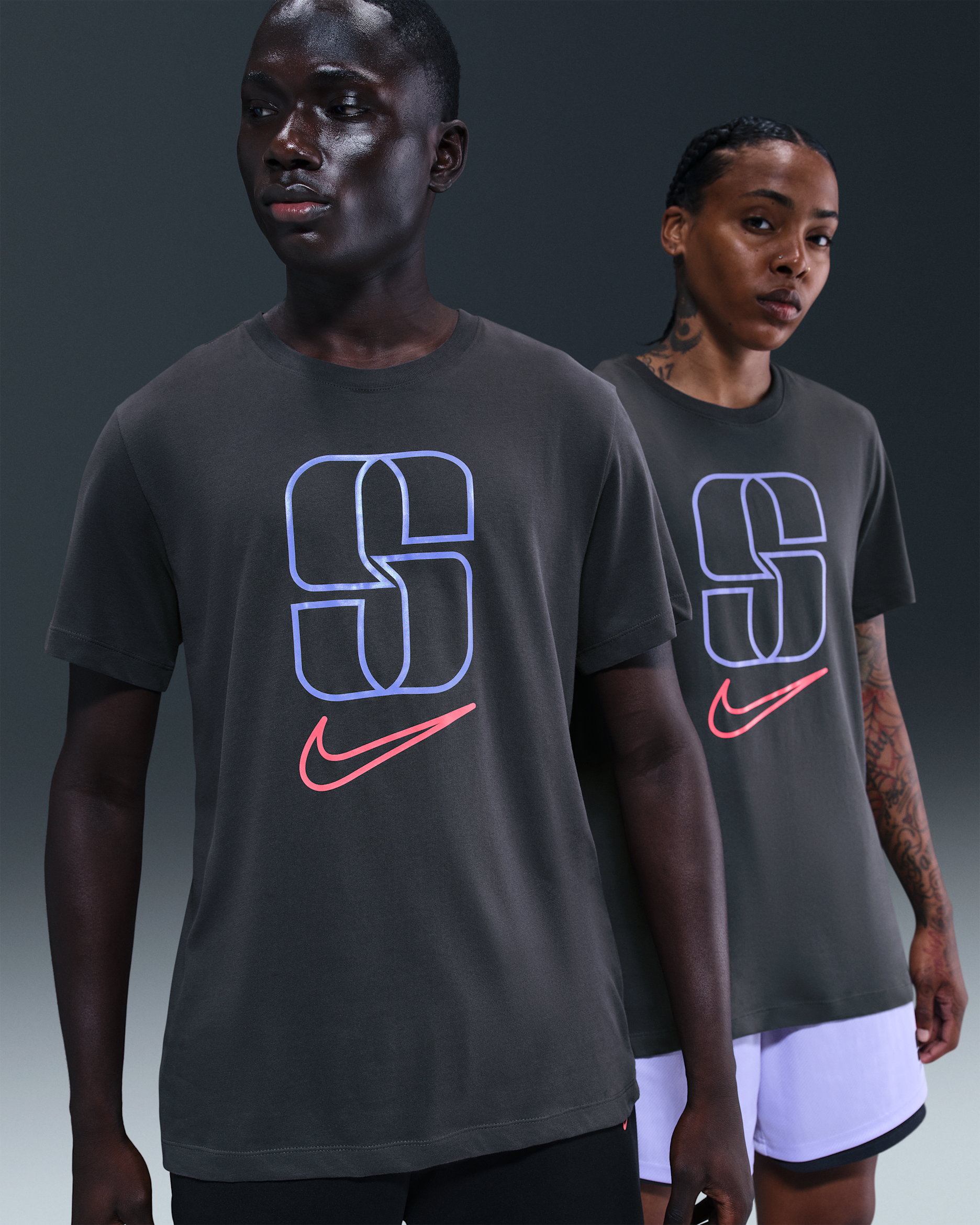 Sabrina Men's Dri-FIT Basketball T-Shirt - Anthracite