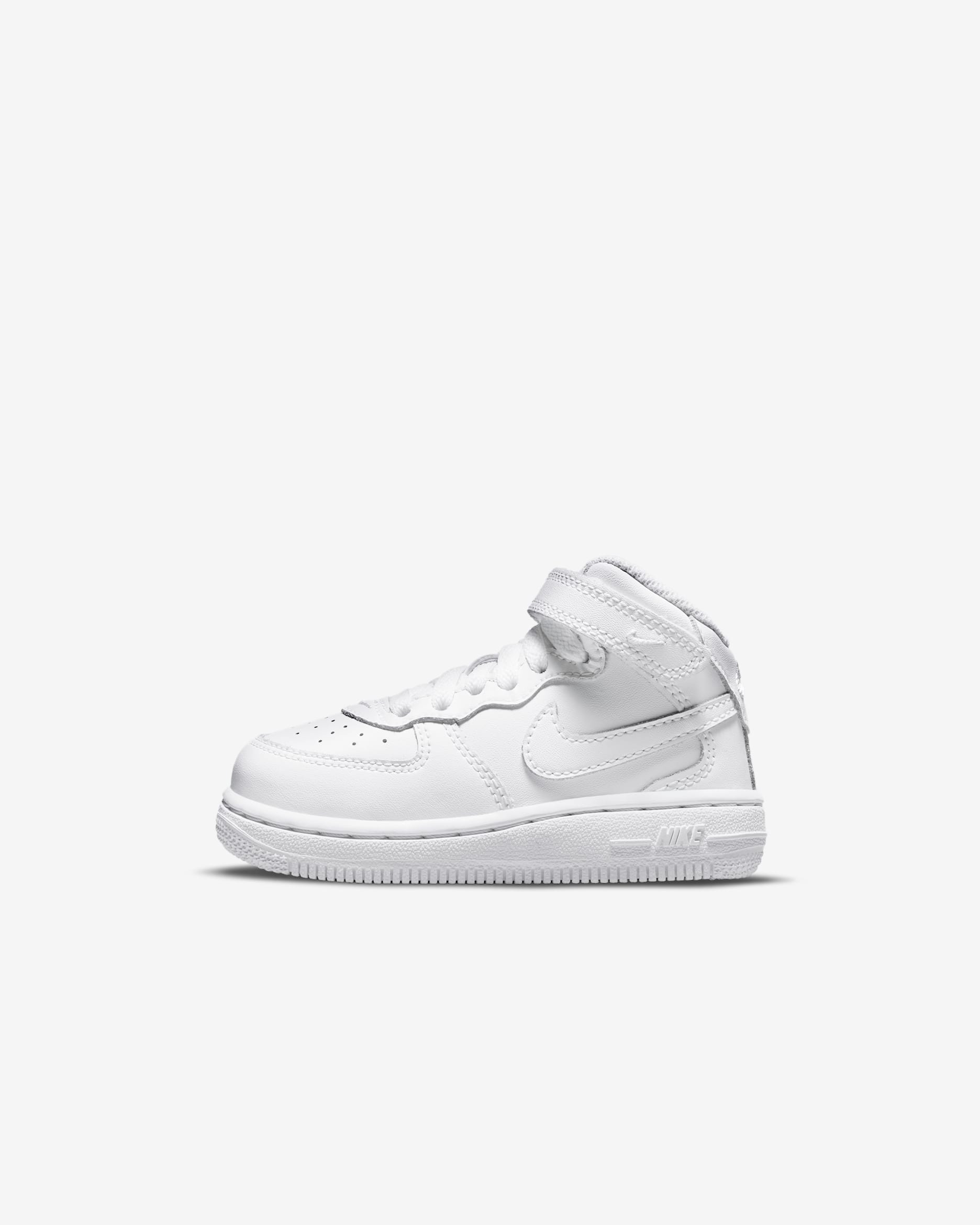Tenis para bebé e infantil Nike Force 1 Mid LE - Blanco/Blanco