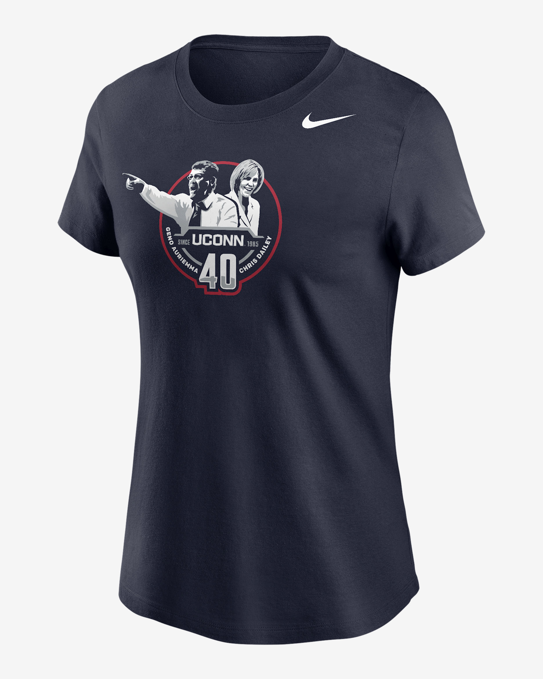 UConn Women's Nike College T-Shirt - College Navy