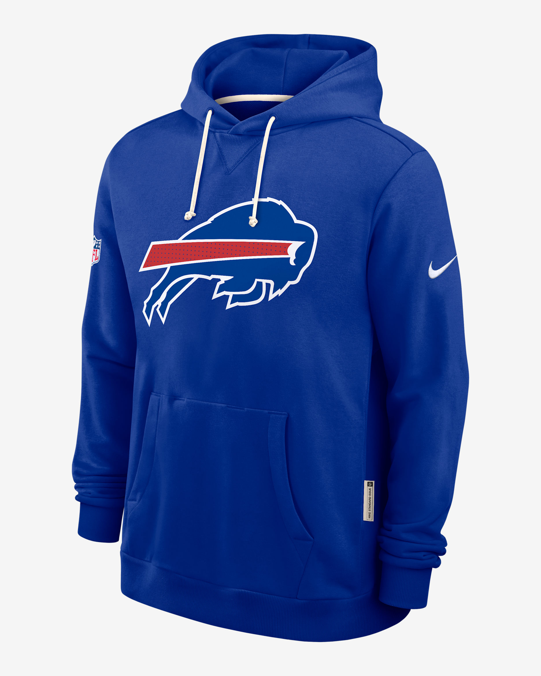 Buffalo Bills Initial Home Sideline Men's Nike Dri-FIT NFL Pullover Hoodie - Royal