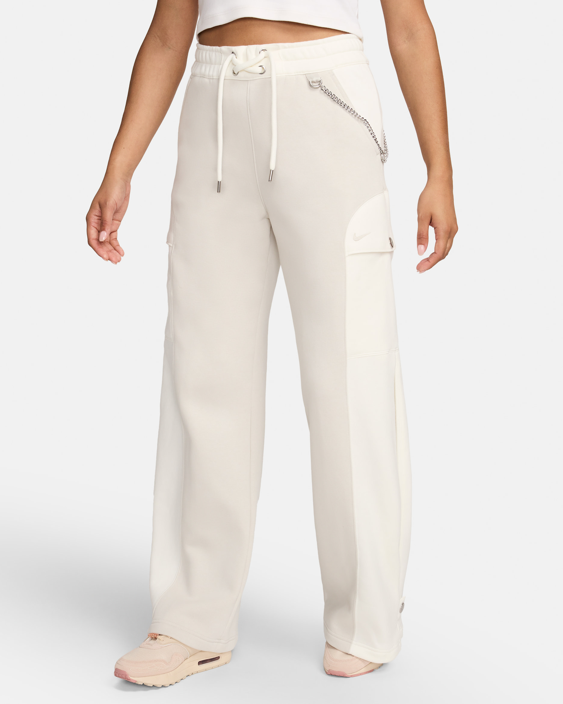 Serena Williams Design Crew Women's Fleece Pants - Light Bone/Sail/Light Bone