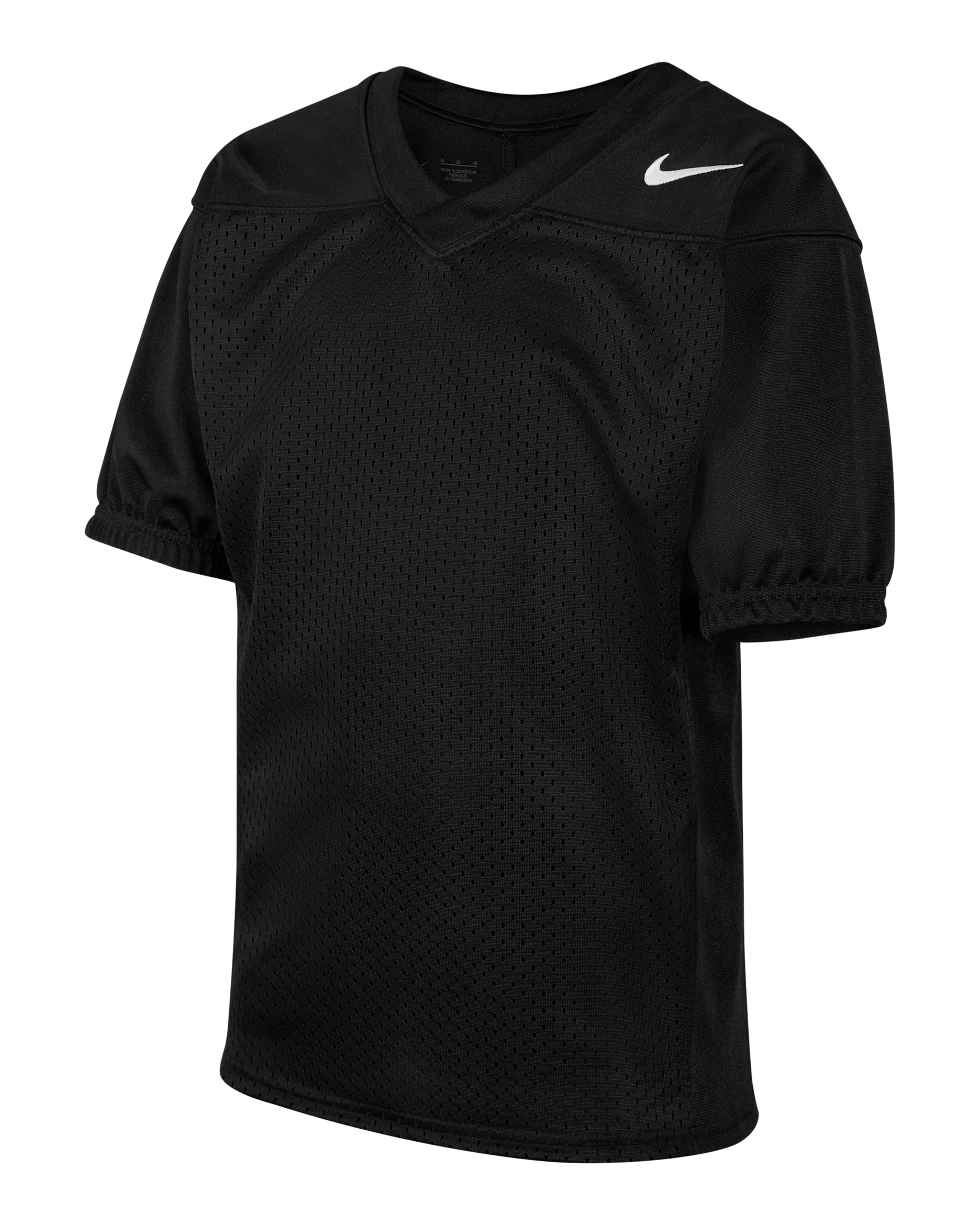 Jersey de fútbol americano para niños talla grande Nike Practice - Negro team/Blanco team