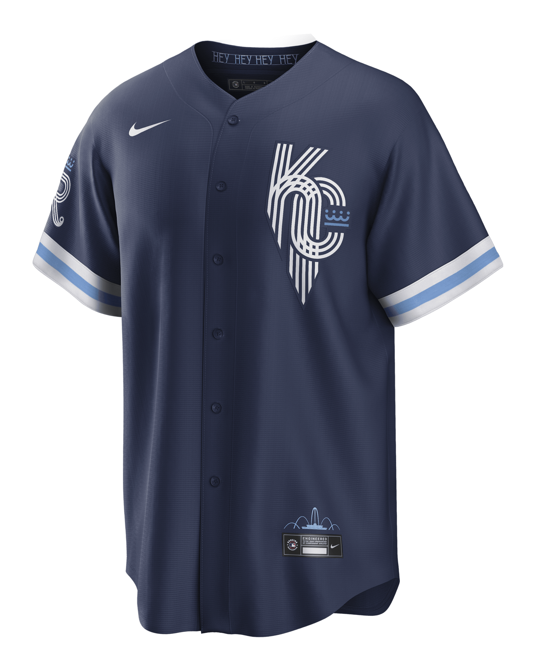 MLB Kansas City Royals City Connect (Bo Jackson) Men's Replica Baseball Jersey - Navy