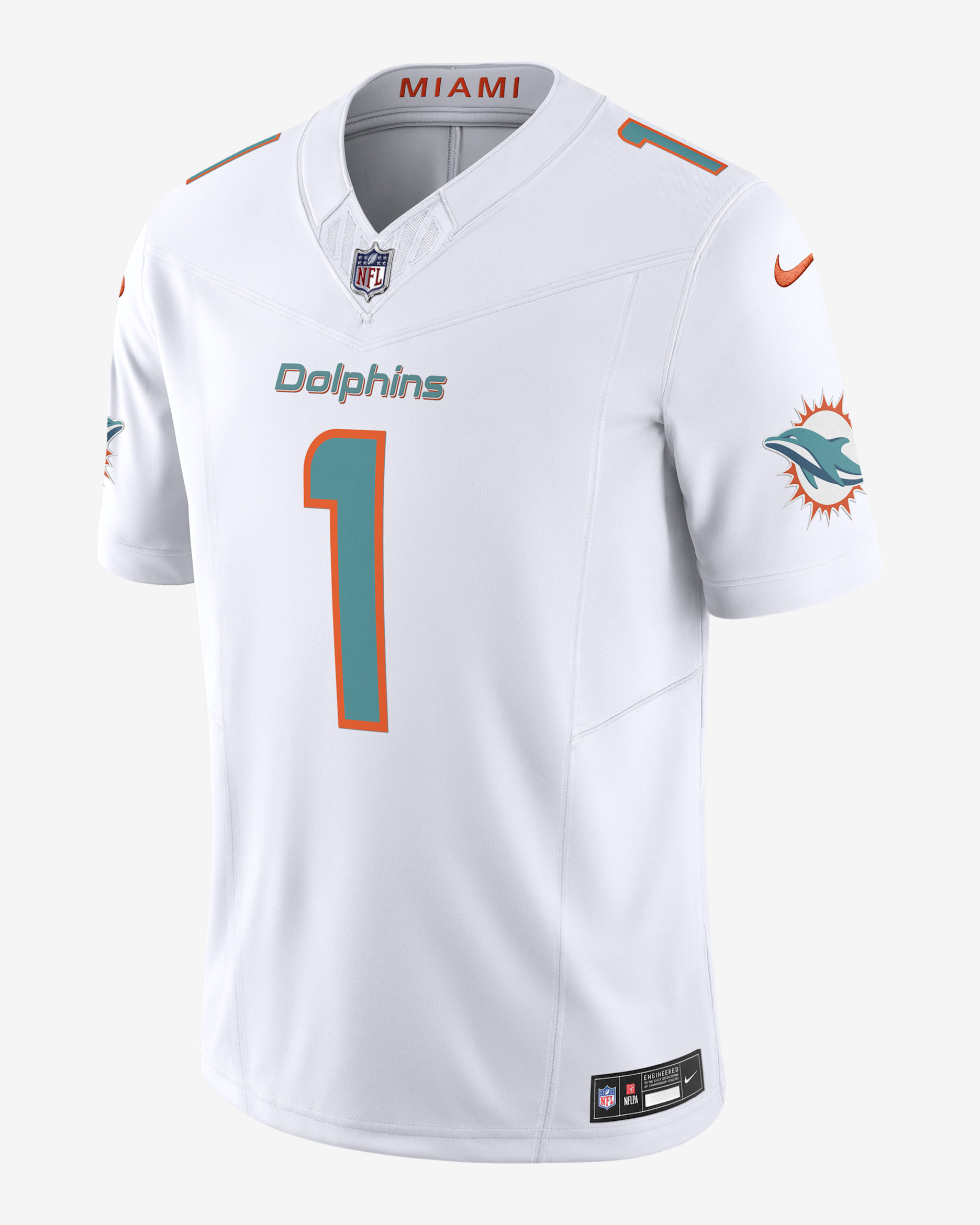 Jersey de fútbol americano Nike Dri-FIT de la NFL Limited para hombre Tua Tagovailoa Miami Dolphins - Blanco