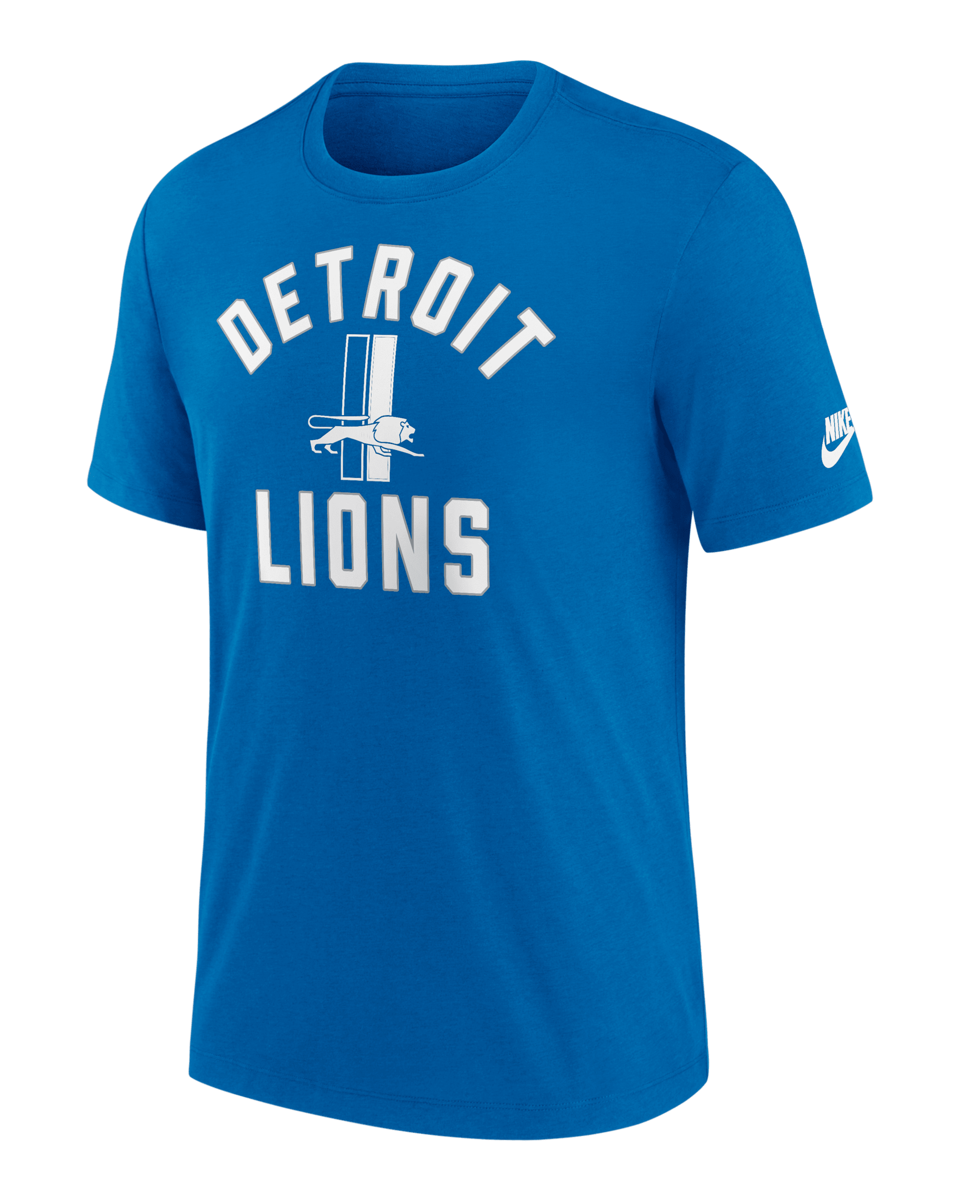Detroit Lions Favorable Timeline Men's Nike NFL T-Shirt - Battle Blue