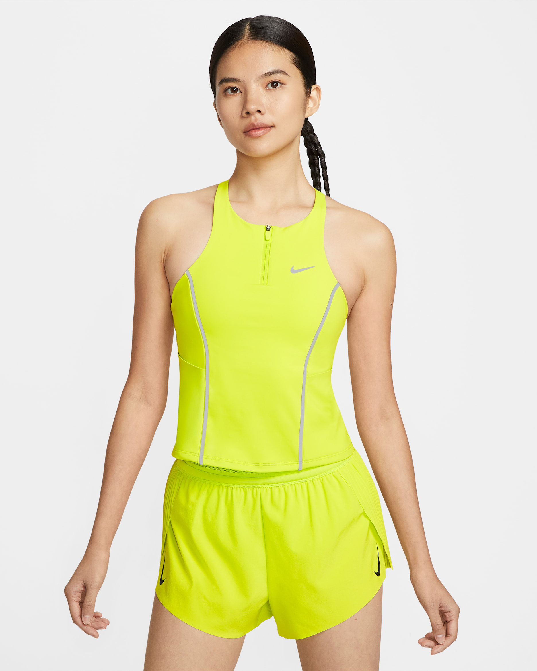 Nike Women's Medium-Support Padded Bra Tank - Cyber