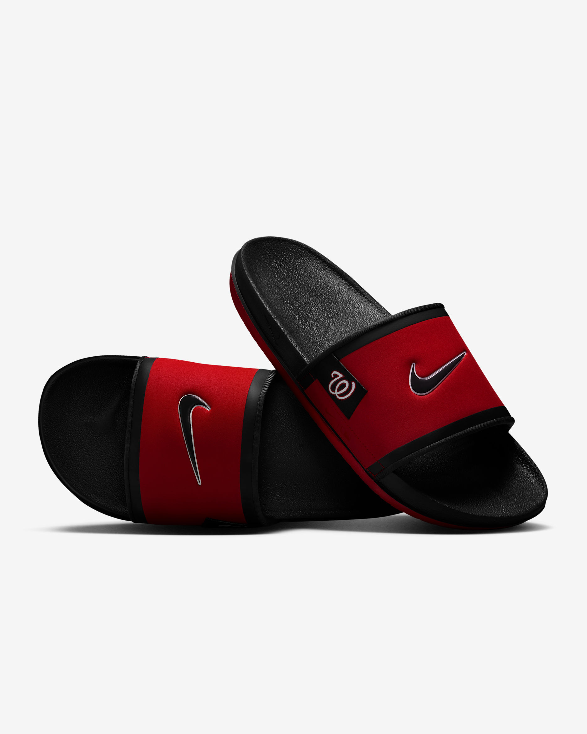 Nike Offcourt (Washington Nationals) Offcourt Slides - Sport Red/Dark Smoke Grey/Pitch Blue