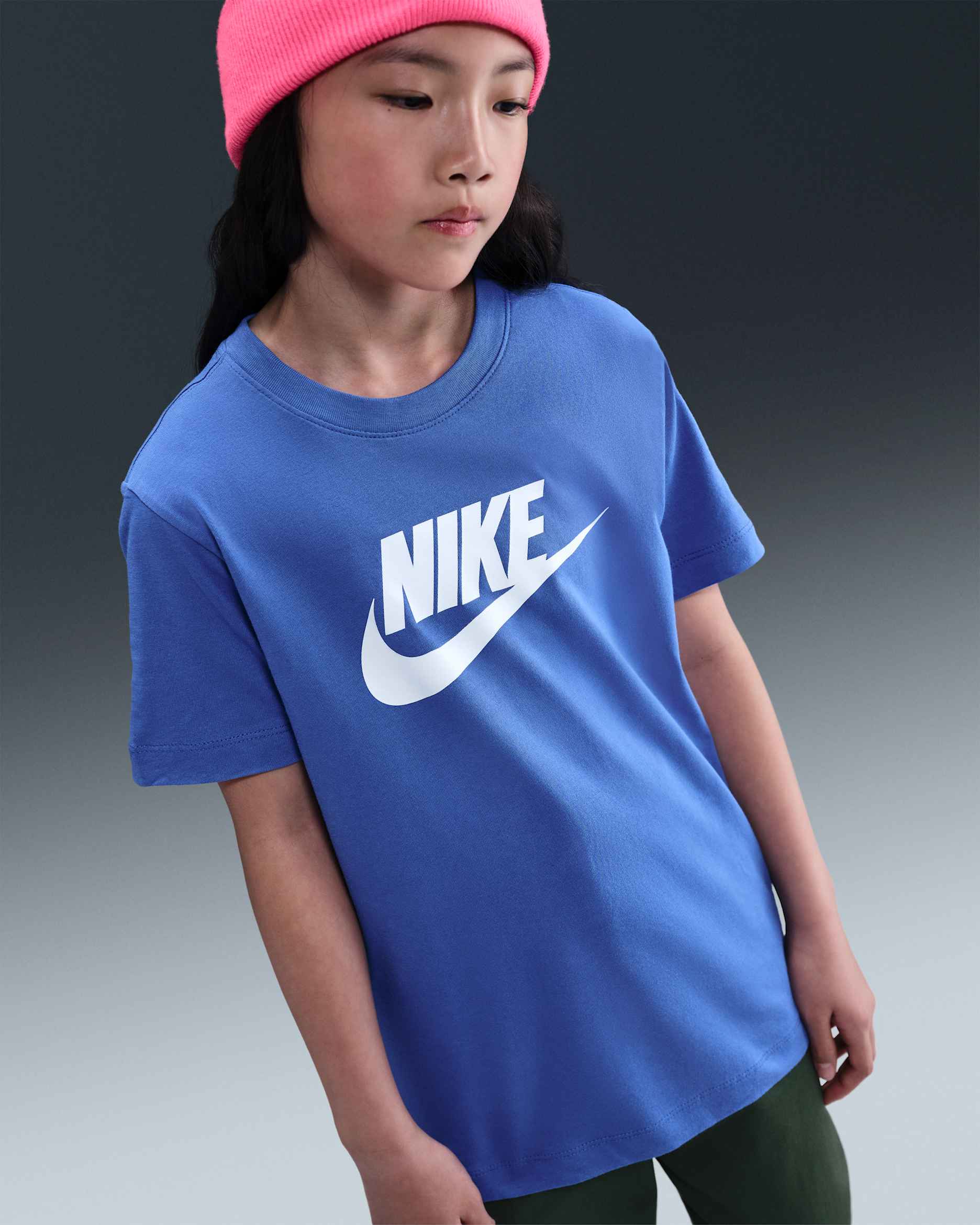 เสื้อยืดเด็กโต Nike Sportswear - Comet Blue
