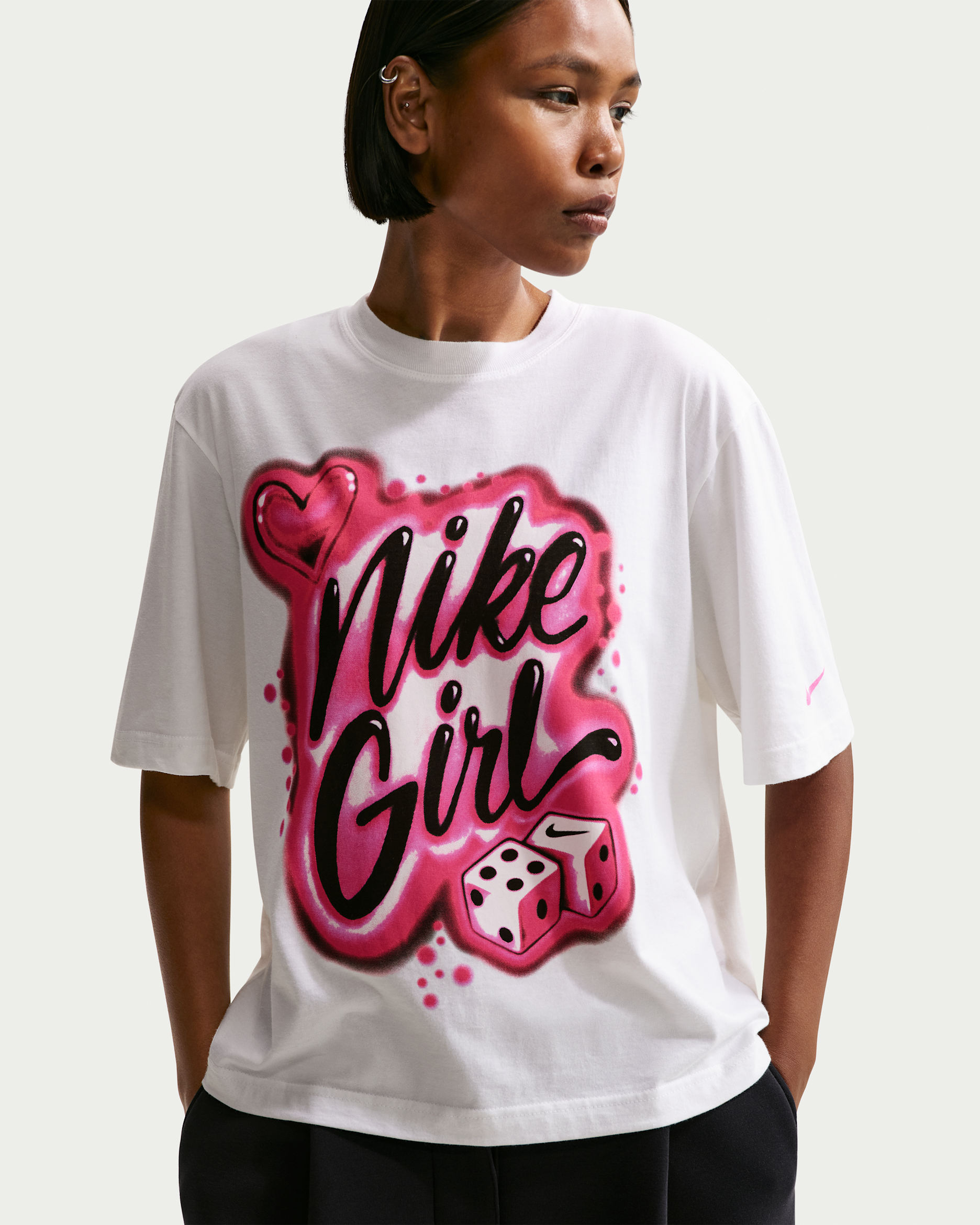 Nike Sportswear Essentials Women's Boxy T-Shirt - White
