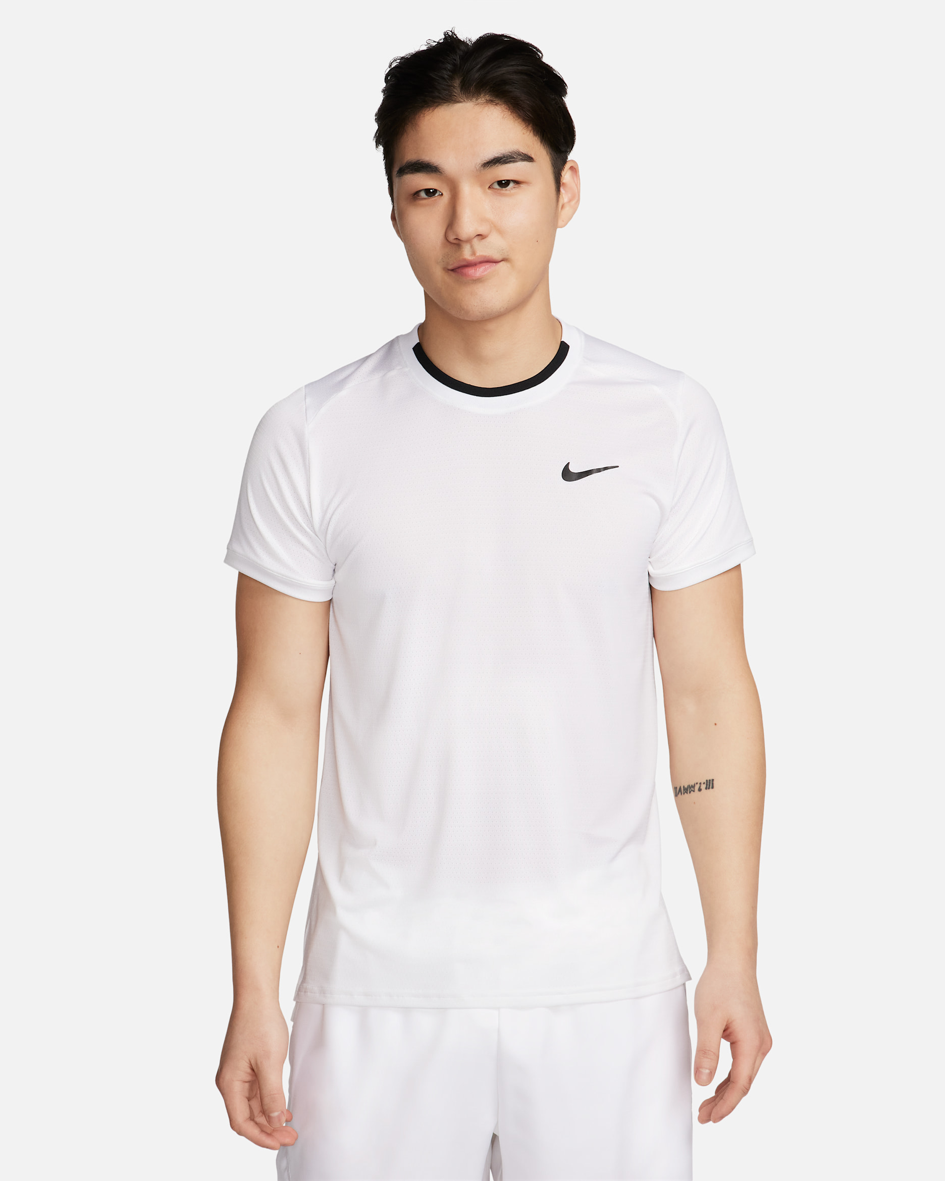NikeCourt Advantage Men's Top - White/Black