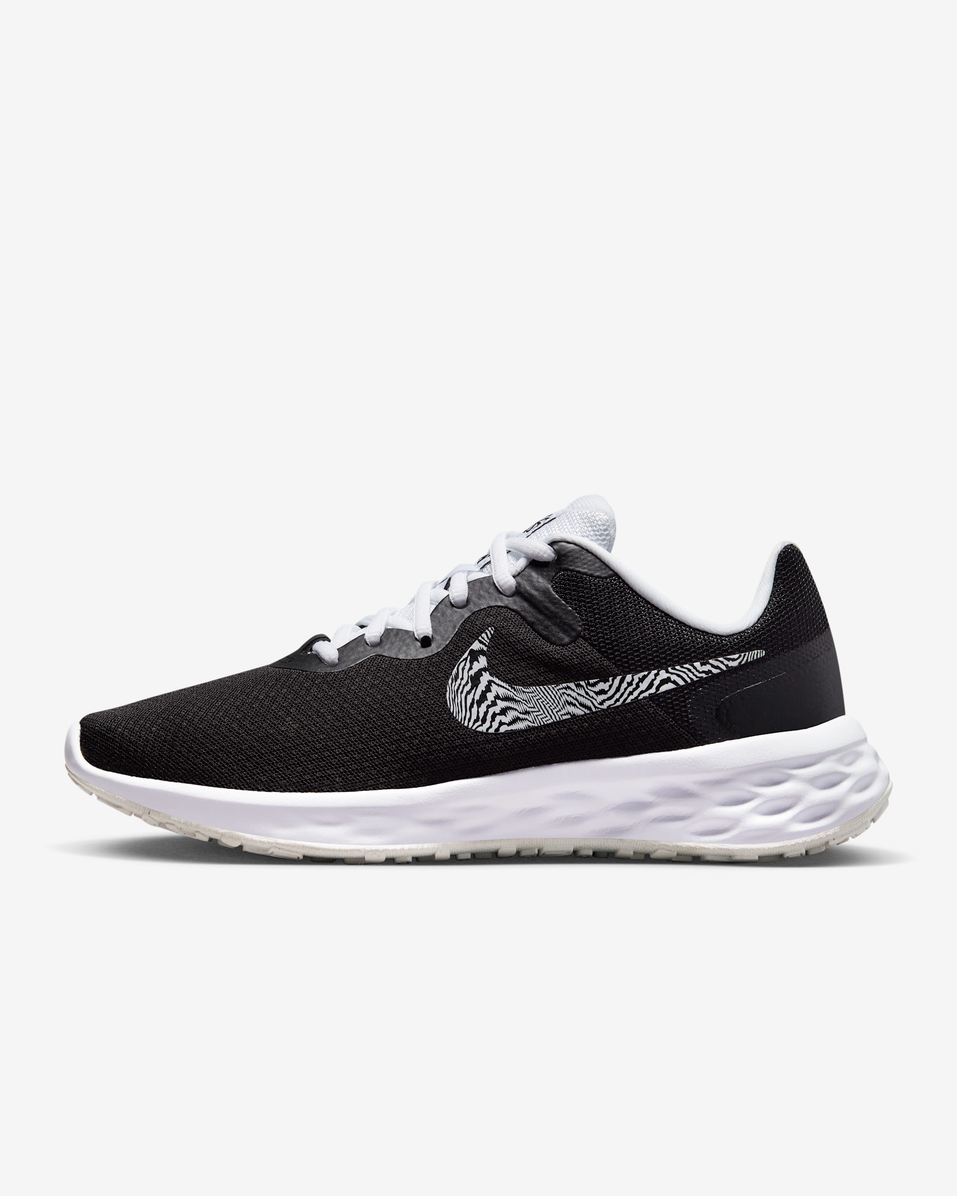 Nike Revolution 6 Premium Women's Road Running Shoes - Black/White