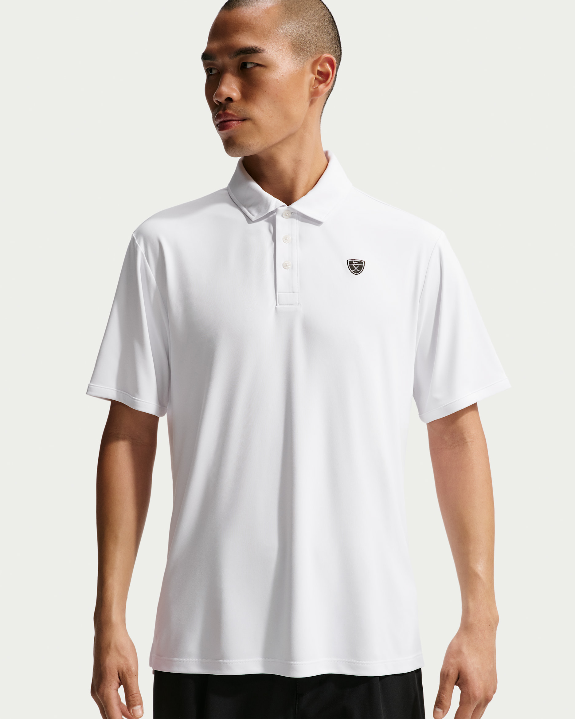Nike Par Men's Dri-FIT Golf Polo - White/Black