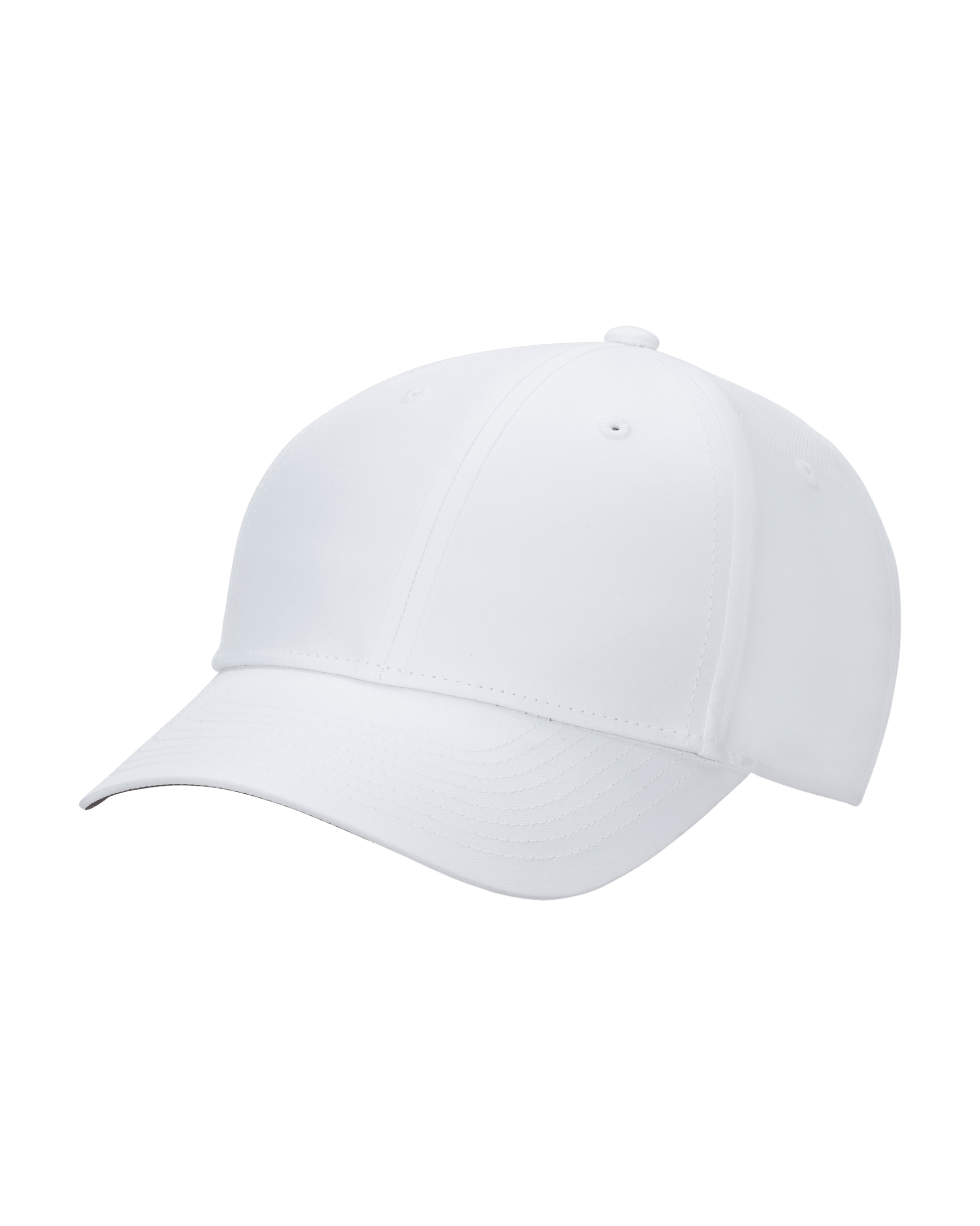 Gorra lisa estructurada Nike Dri-FIT Club - Blanco/Negro