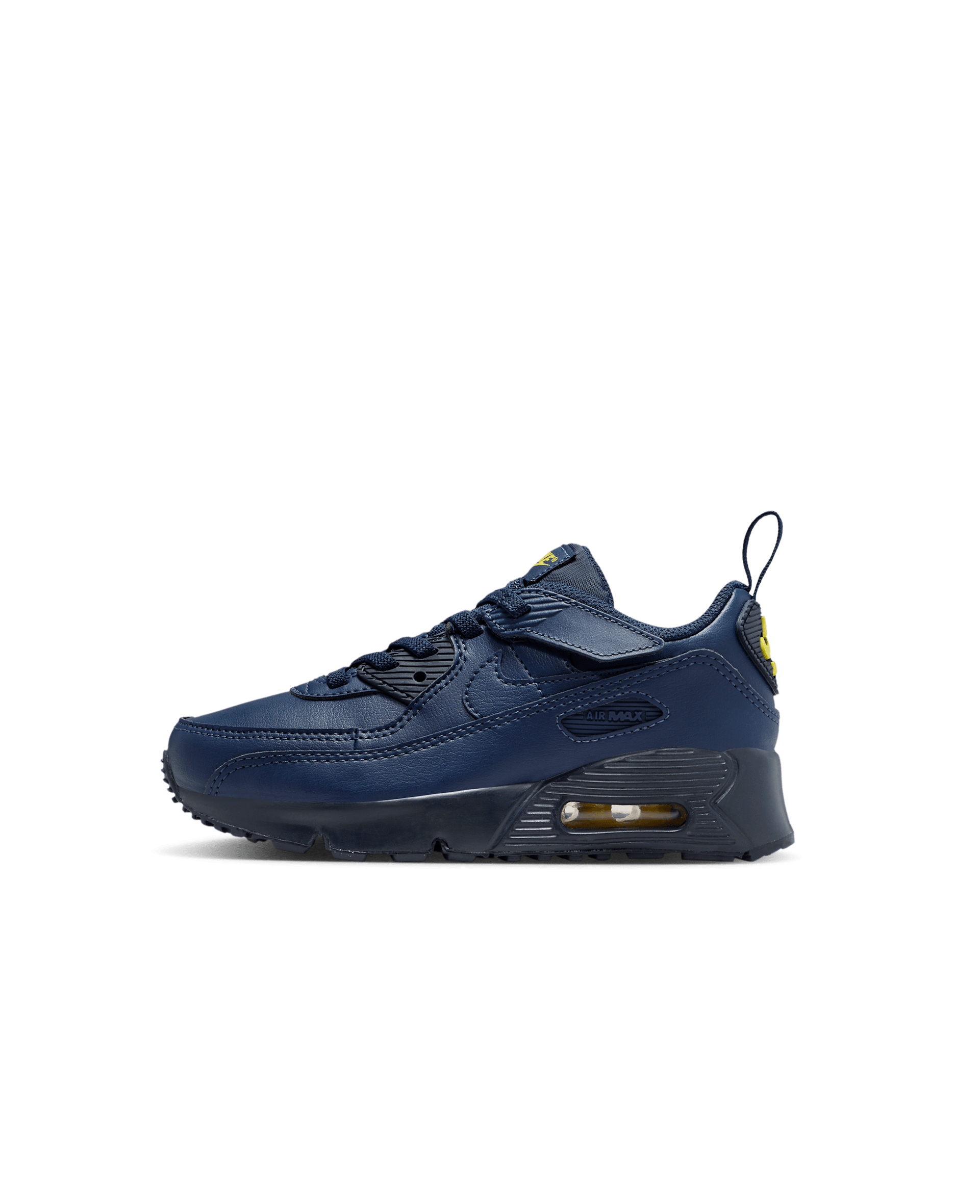 Nike Air Max 90 EasyOn Younger Kids' Shoes - Obsidian/Lightning/Obsidian
