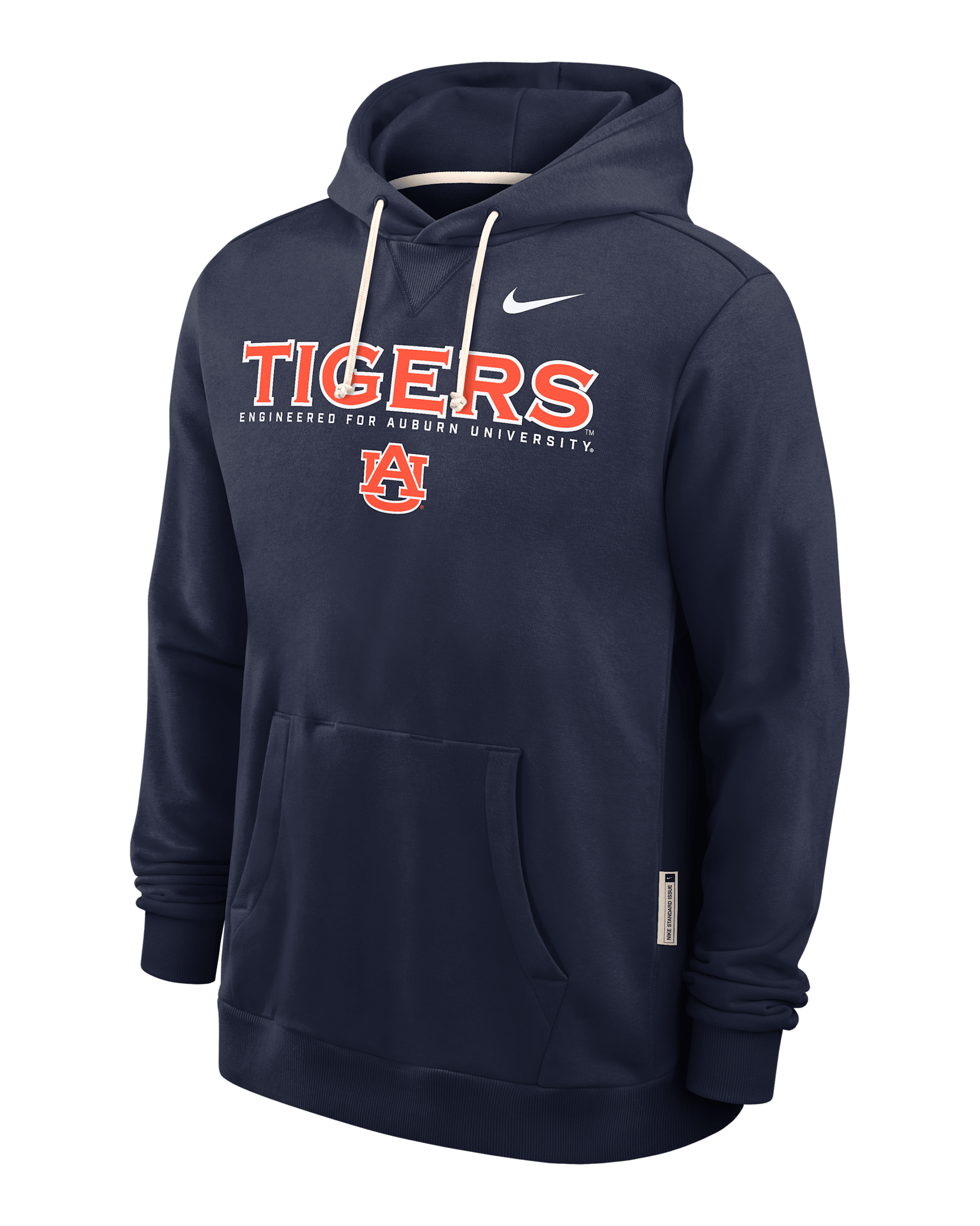 Auburn Sideline Men's Nike Dri-FIT College Pullover Hoodie - Navy
