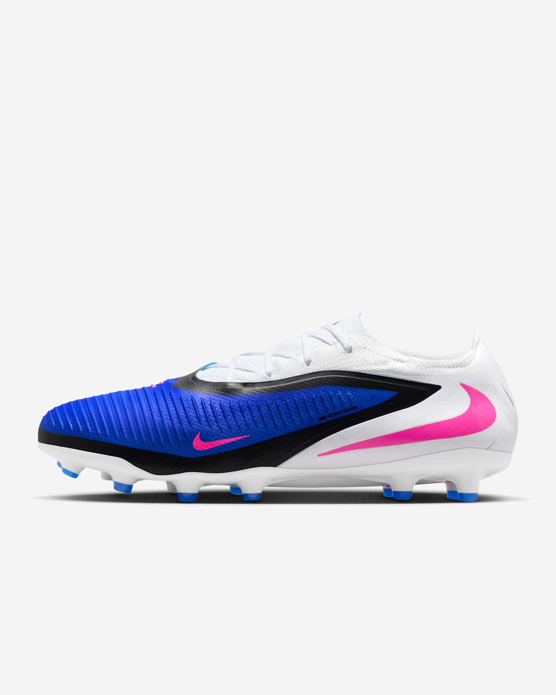 Korki piłkarskie na sztuczną murawę Nike Phantom 6 Low Pro - Racer Blue/Biel/Pink Blast