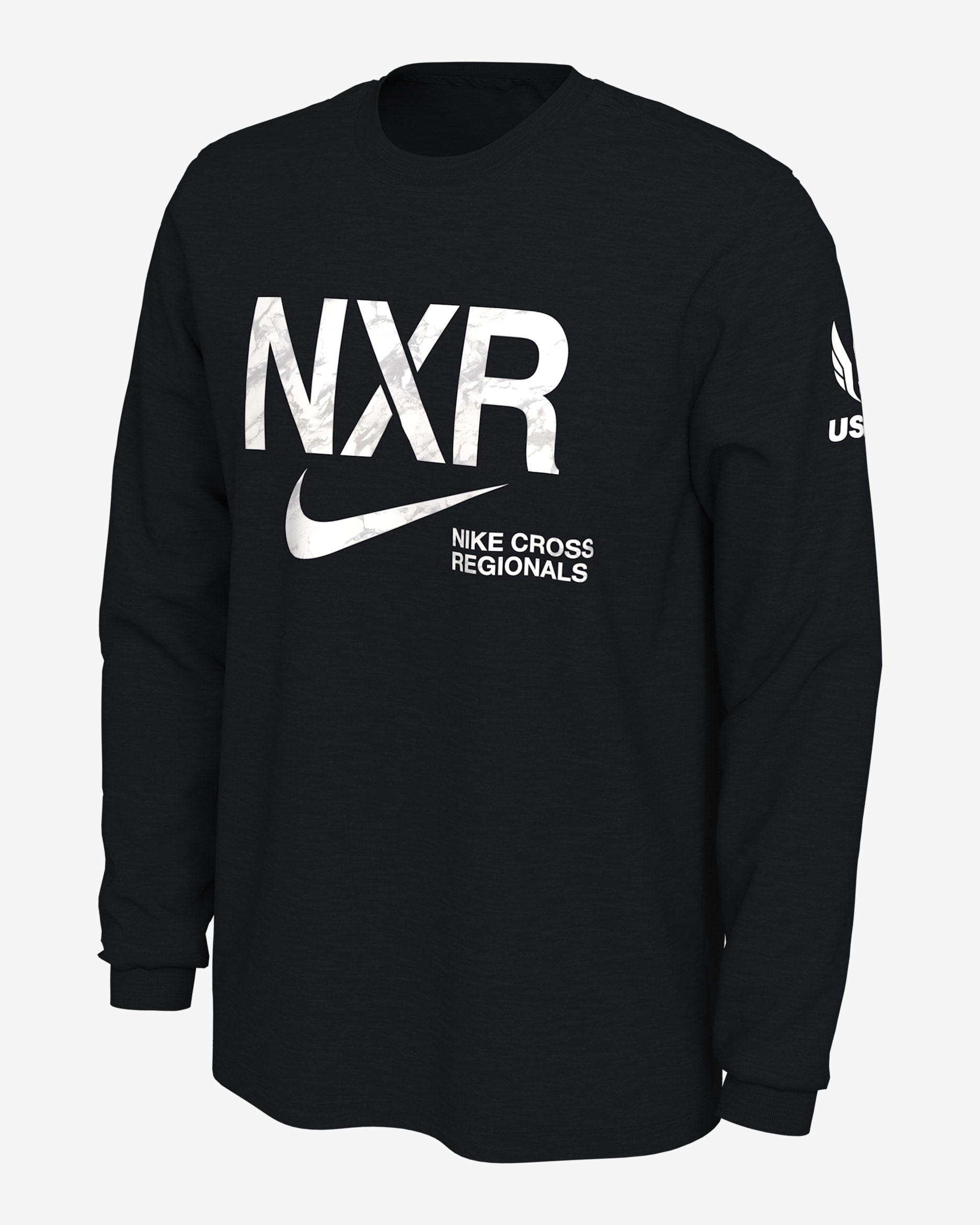 Playera de correr de manga larga para hombre Nike 2025 NXR - Negro