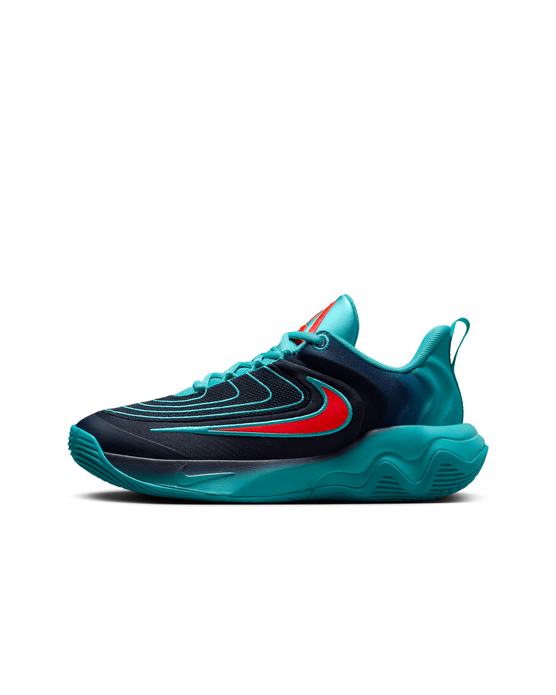 Tenis de básquetbol para niños grandes Giannis Immortality 4 - Cactus empolvado/Obsidiana/Carmesí brillante