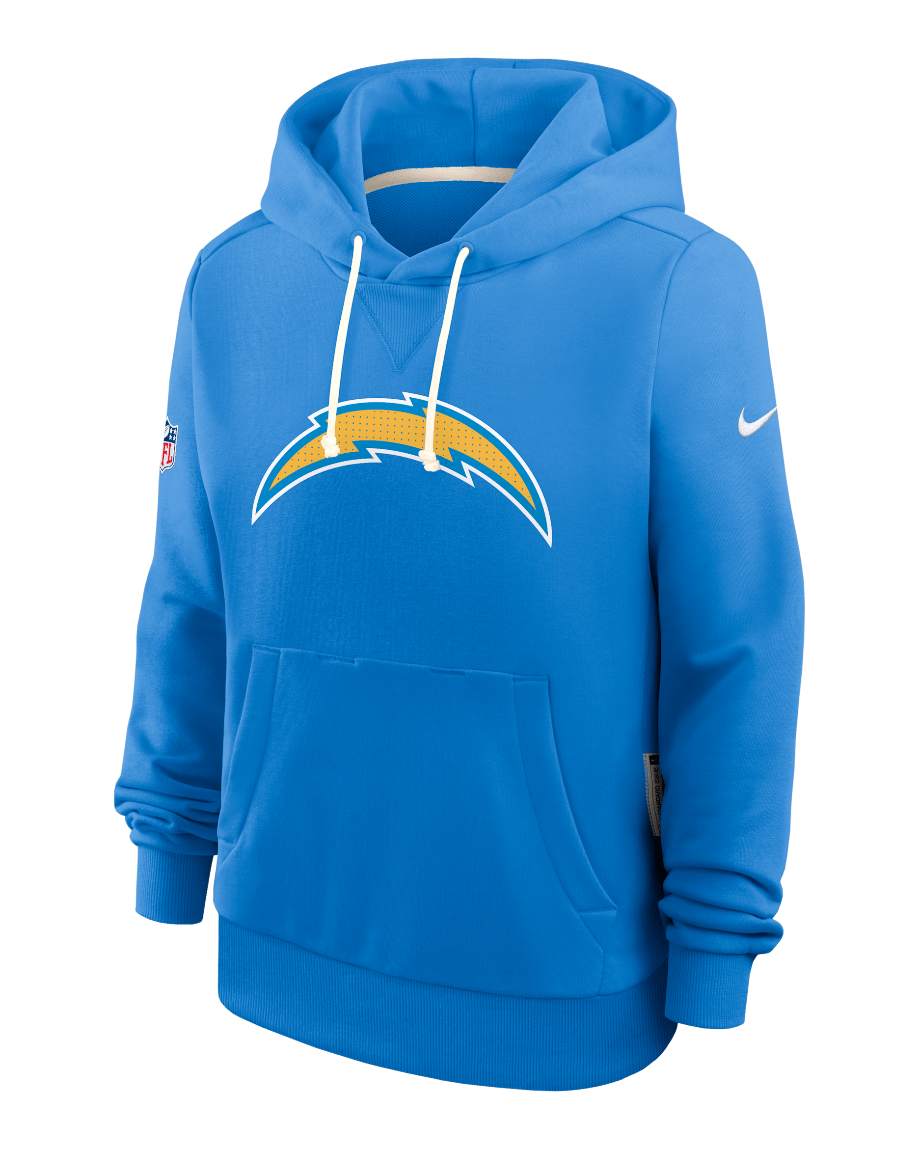 Los Angeles Chargers Sideline Women's Nike Dri-FIT NFL Pullover Hoodie - Blue