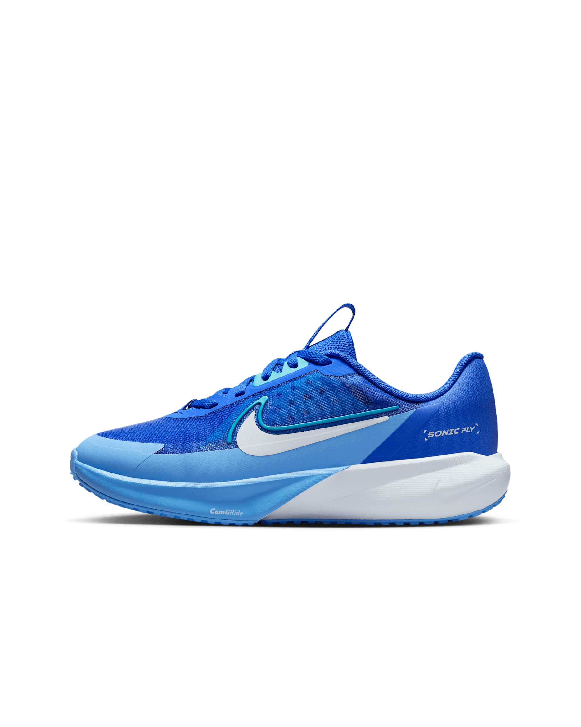 Nike Sonic Fly Older Kids' Running Shoes - Blue Tint/Dusty Cactus/Hyper Royal/White