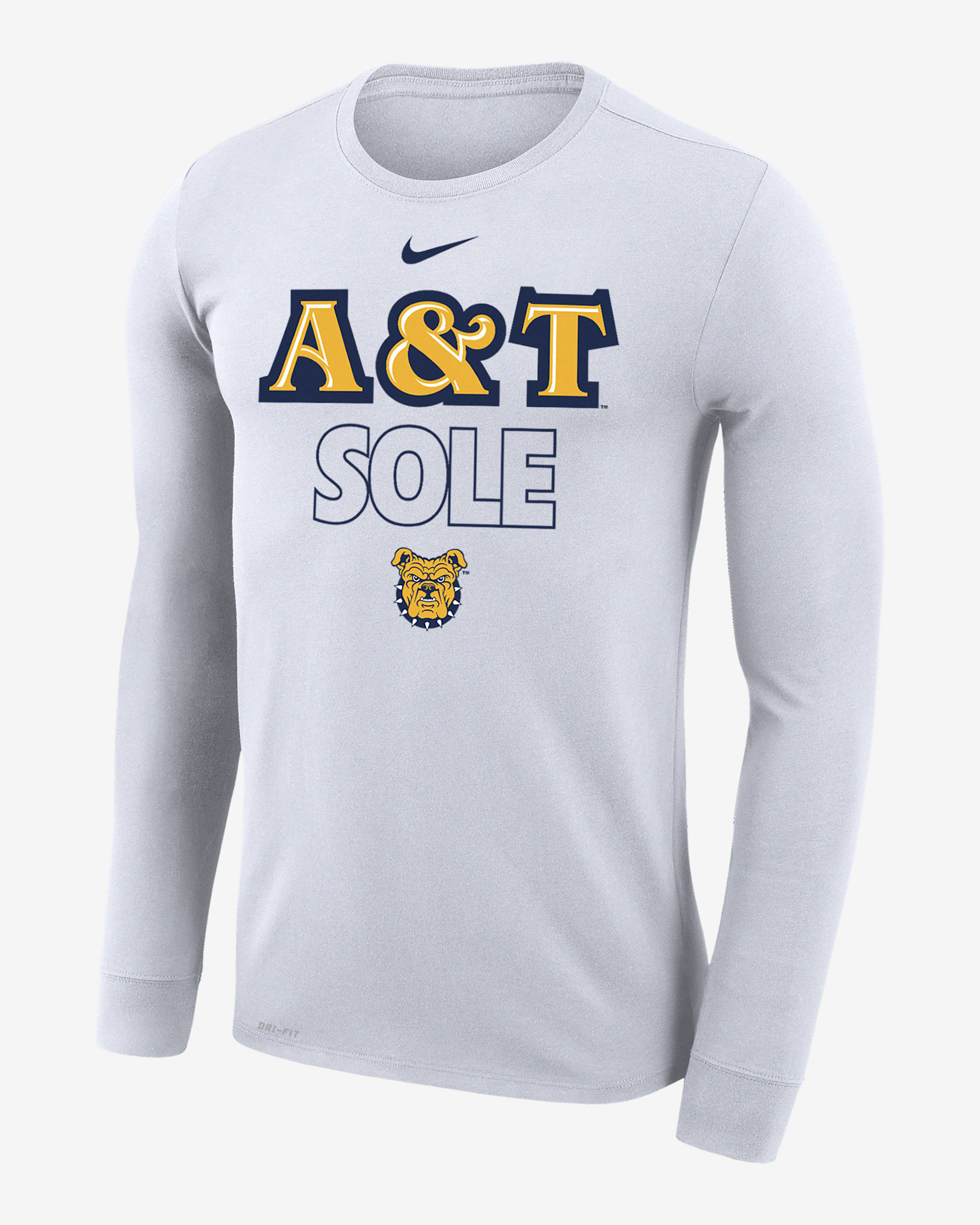 NCAA North Carolina A&T Aggies Womens Bubble Print T