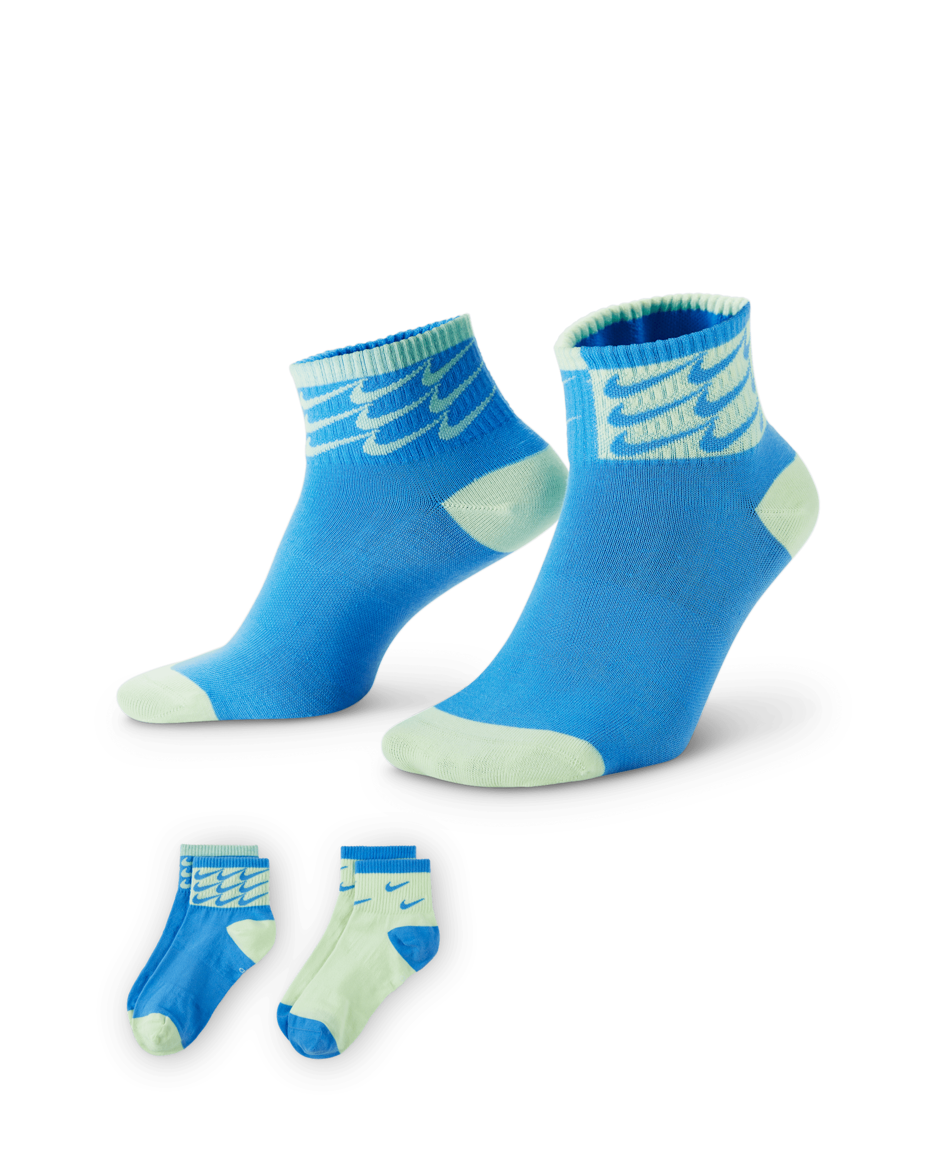 Nike Everyday Essentials Ankle Socks (2 Pairs) - Multi-Colour