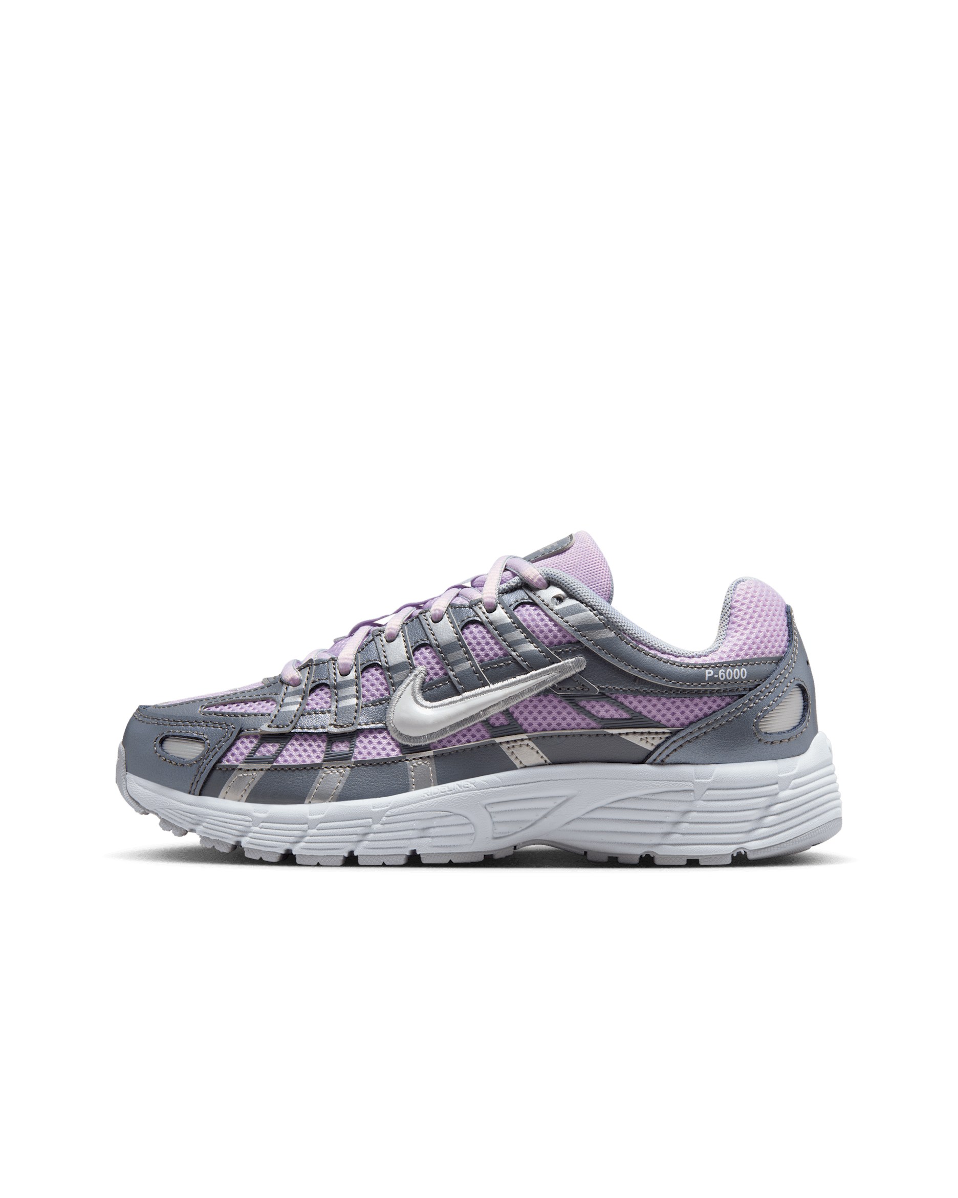 Nike P-6000 Big Kids' Shoes - Doll/Smoke Grey/Metallic Silver/White