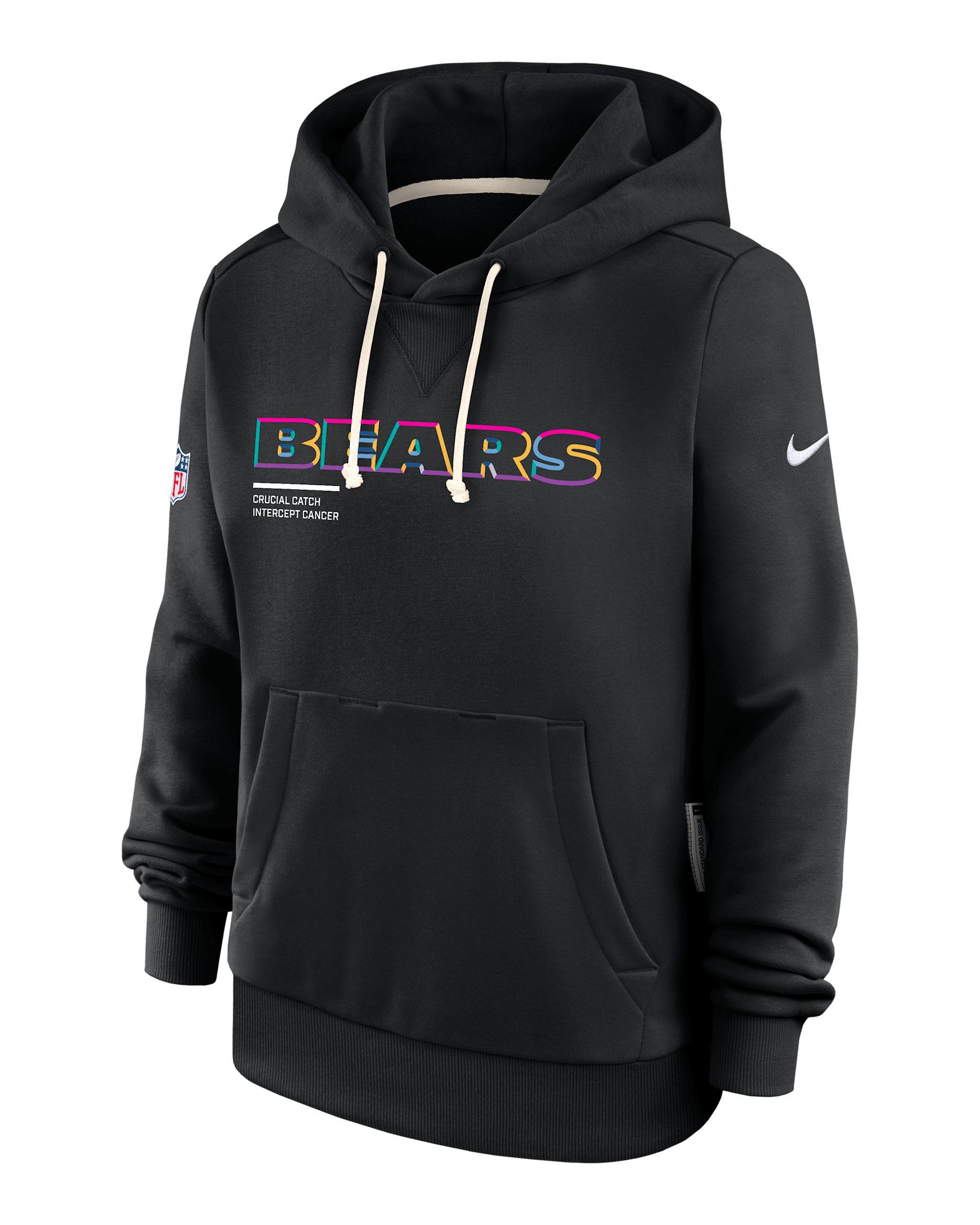 Chicago Bears Crucial Catch Women #39 s Nike Dri FIT NFL Pullover Hoodie