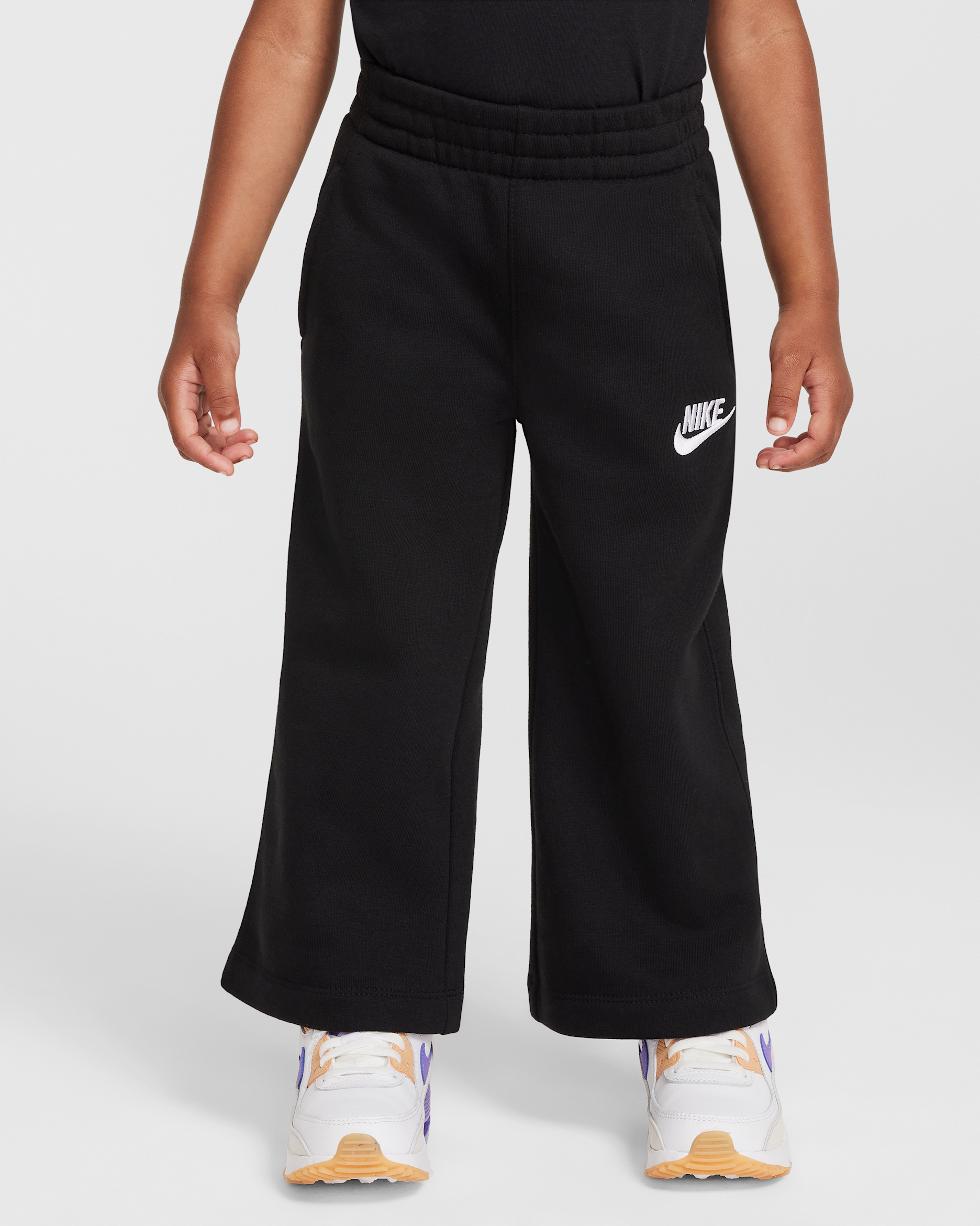 Nike Sportswear Club Toddler Fleece Wide Leg Pants - Black