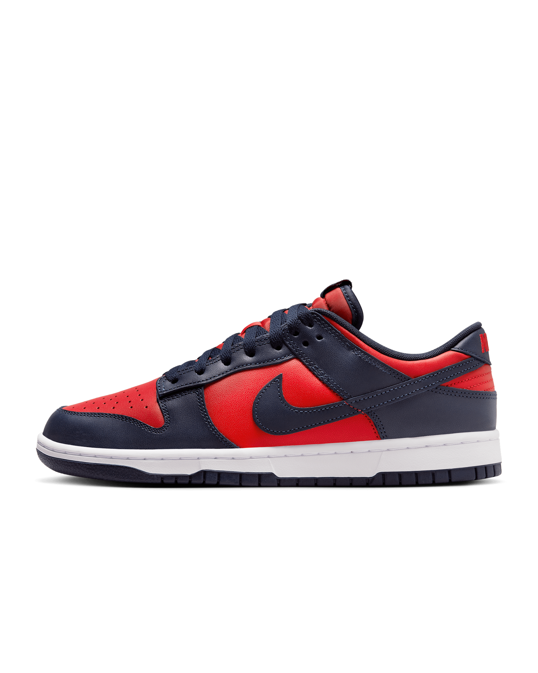 ナイキ ダンク LOW レトロ メンズシューズ - ユニバーシティレッド/ホワイト/オブシディアン