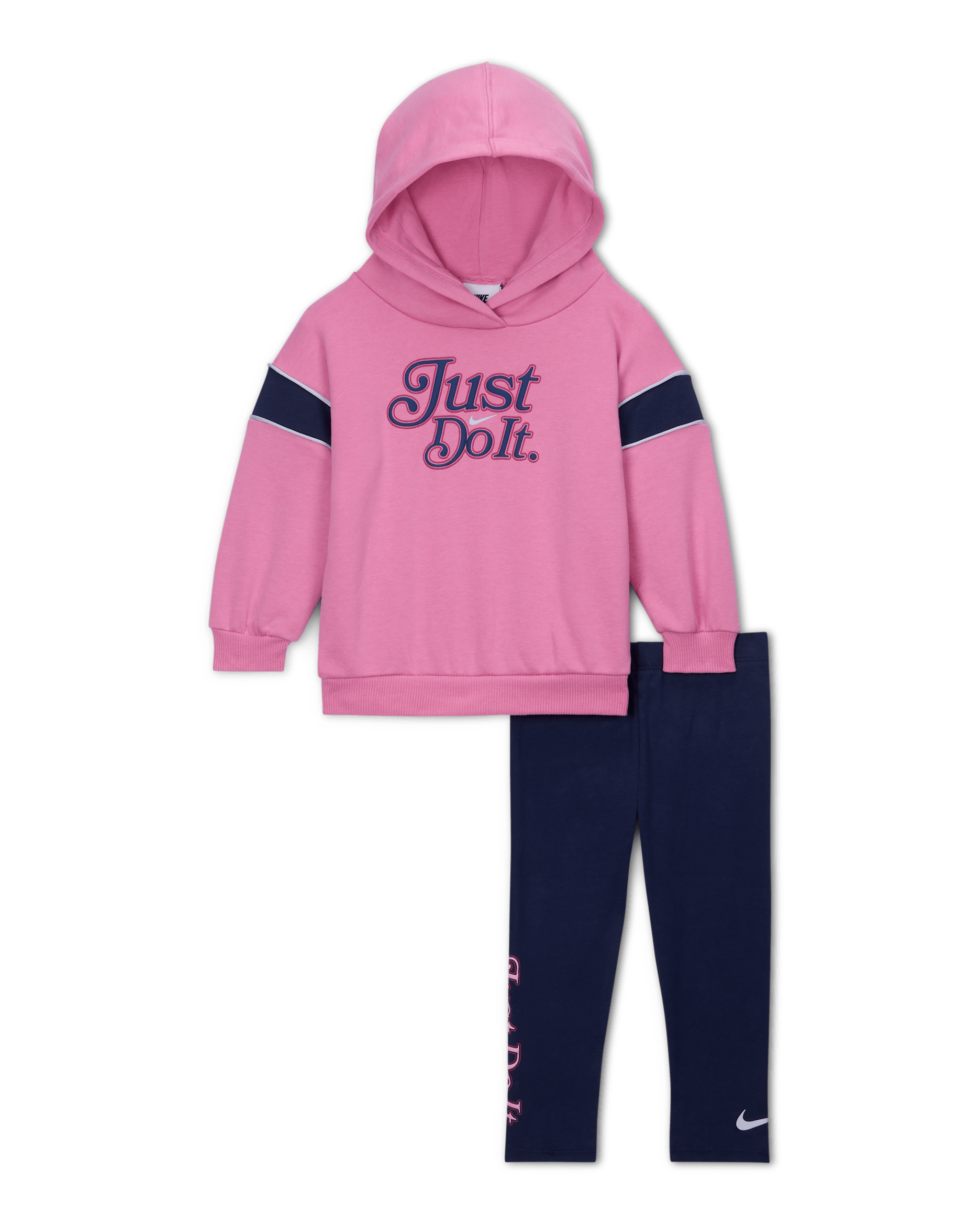 Nike Varsity Prep Baby (12-24M) Pullover Hoodie and Leggings Set - Midnight Navy