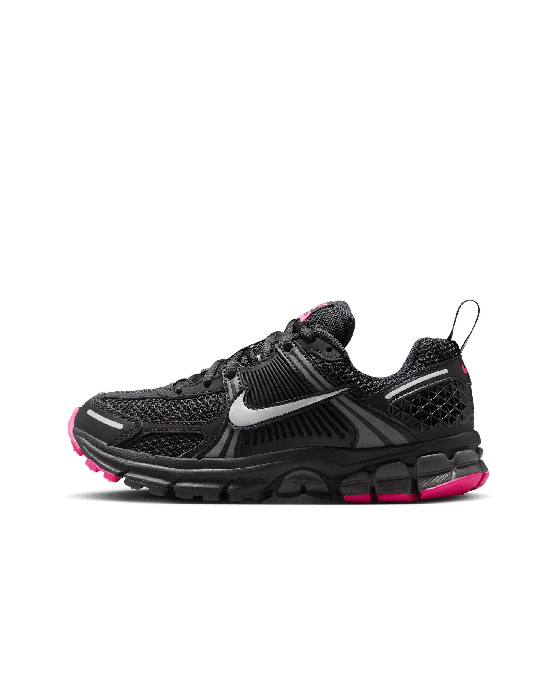 Nike Vomero 5 Big Kids' Shoes with Reflective Accents - Black/Anthracite/Pink Blast/Metallic Platinum