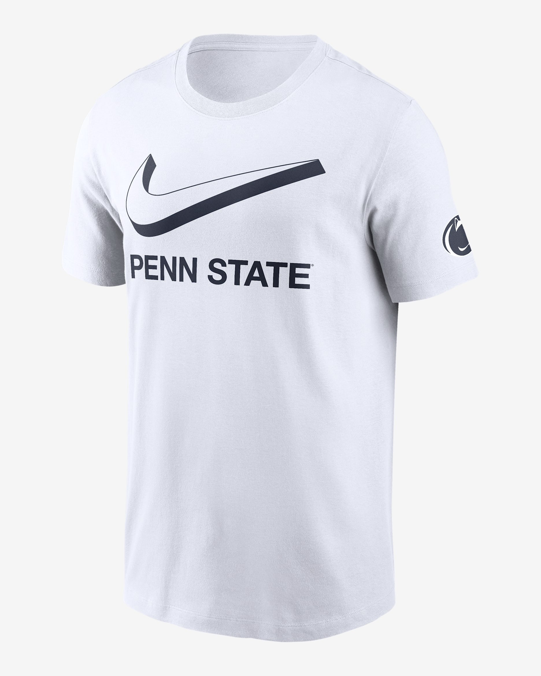 Penn State Primetime Campus 2-Hit Swoosh Men's Nike College T-Shirt - White